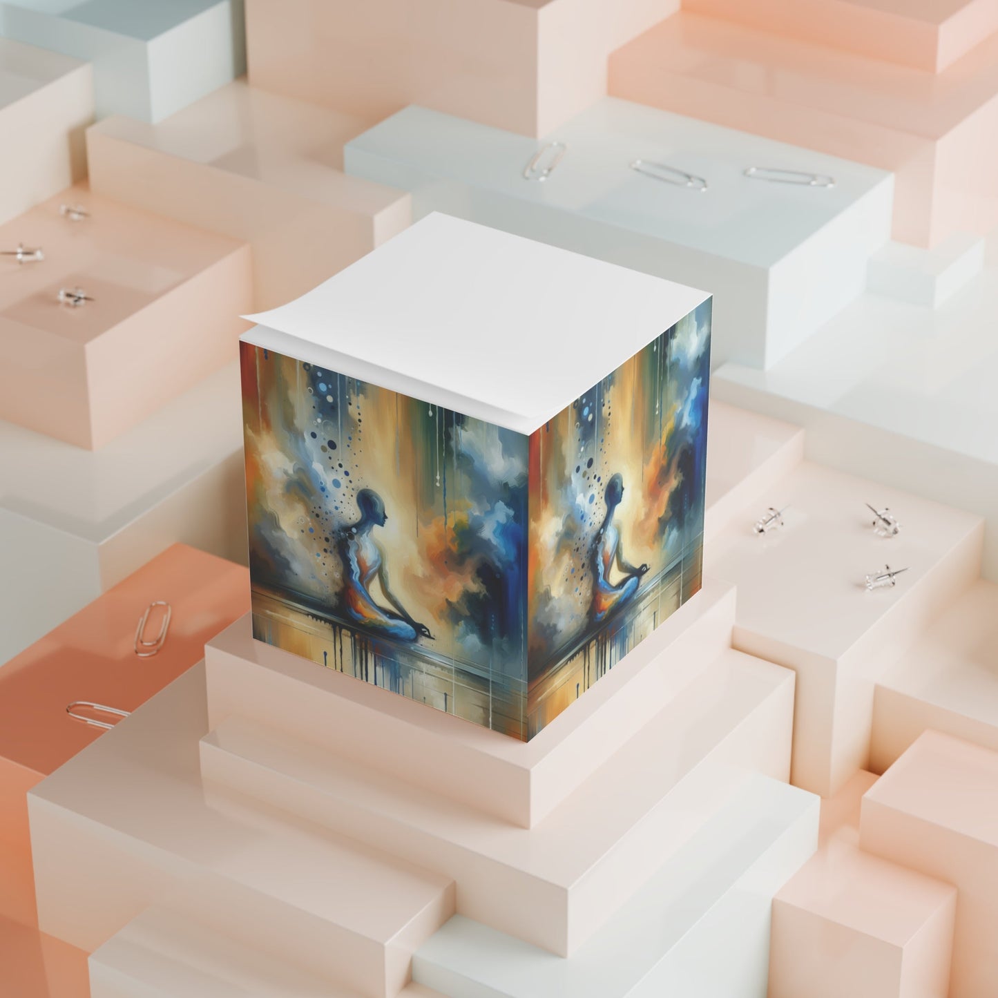 Resonance Abstract Healing Note Cube - ATUH.ART