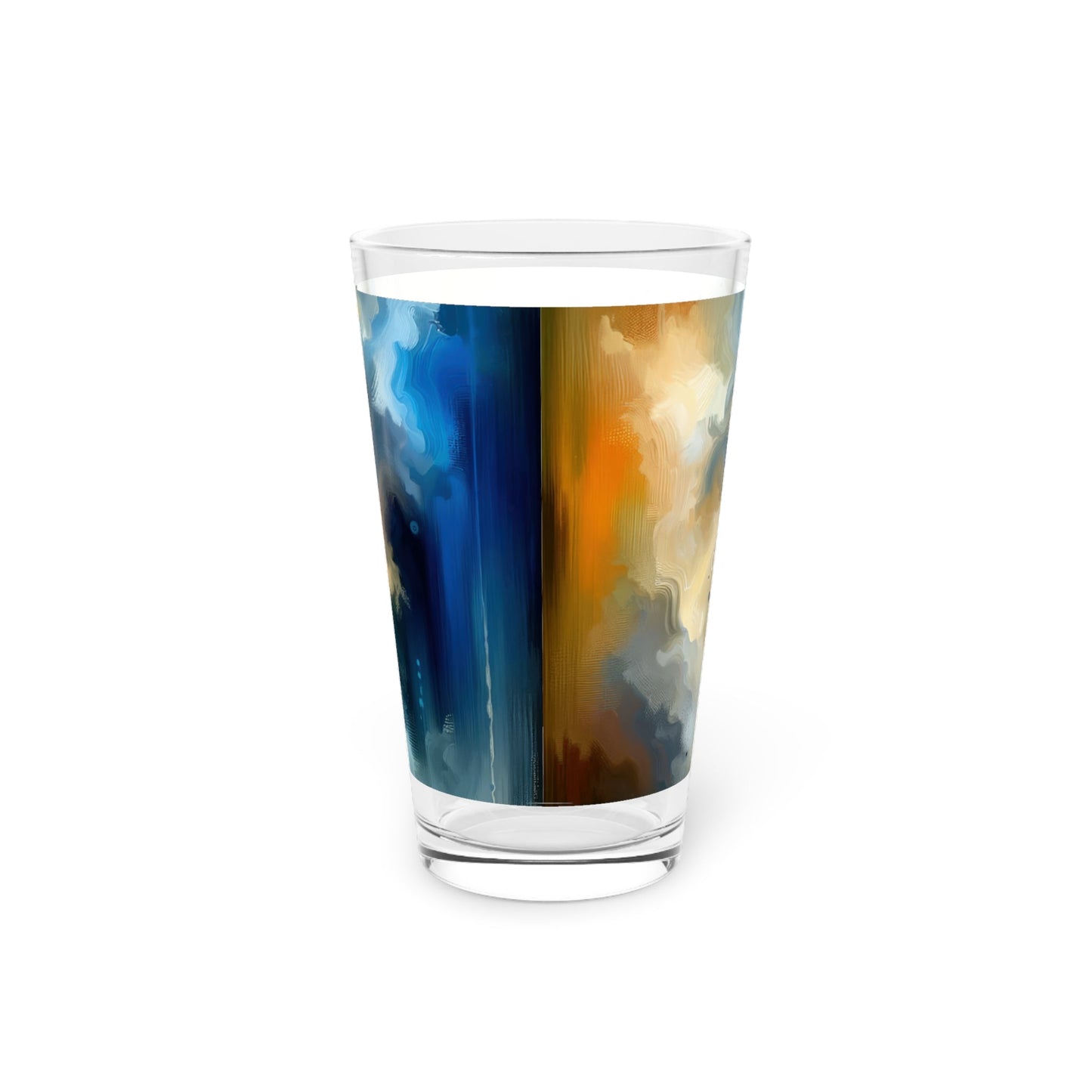 Resonance Abstract Healing Pint Glass, 16oz - ATUH.ART