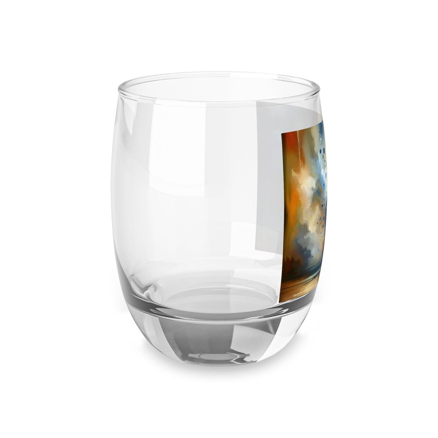 Resonance Abstract Healing Whiskey Glass - ATUH.ART