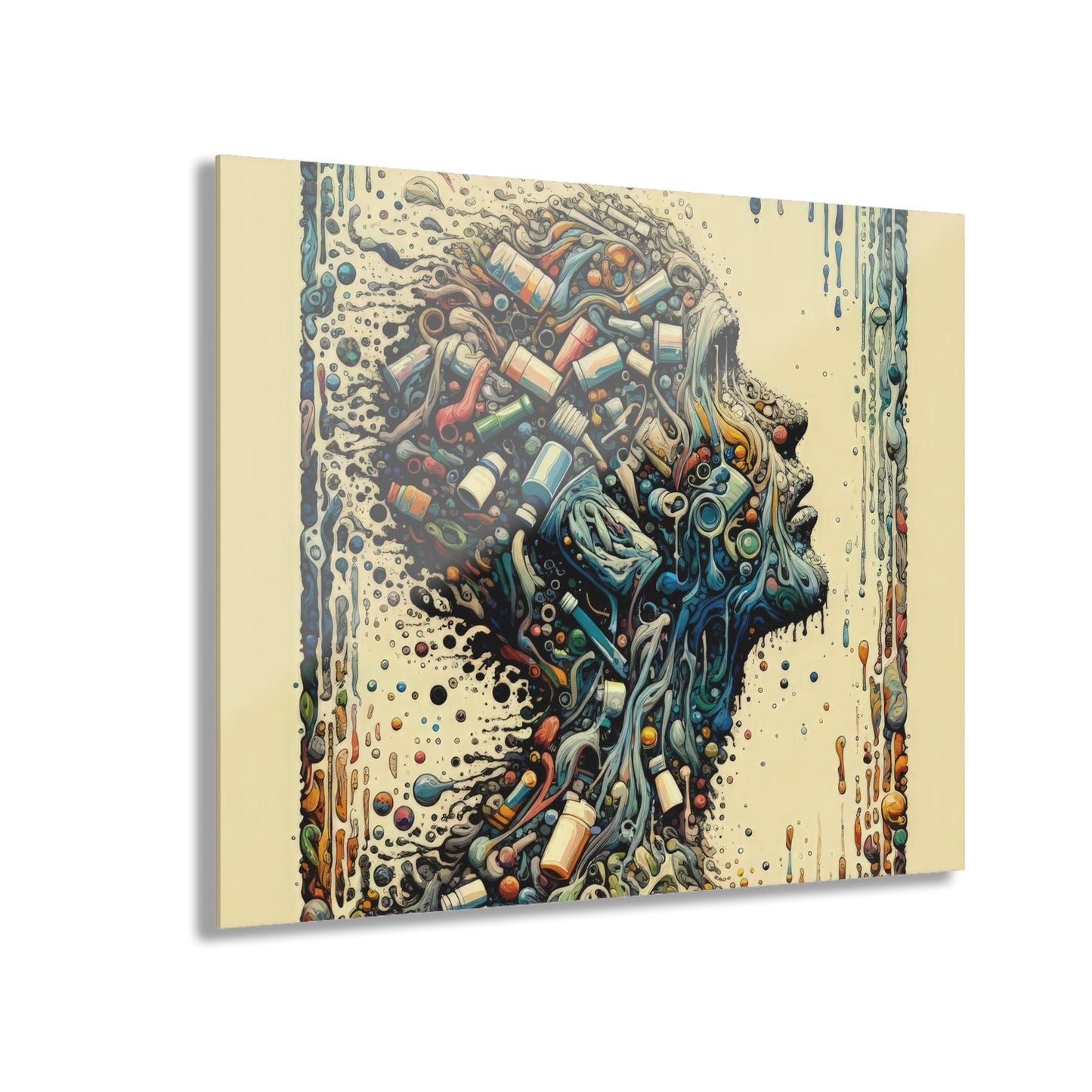 Rethinking Consumption Transformation Acrylic Prints (French Cleat Hanging) - ATUH.ART
