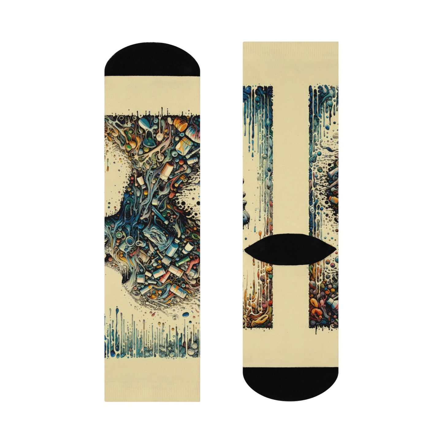 Rethinking Consumption Transformation Cushioned Crew Socks - ATUH.ART