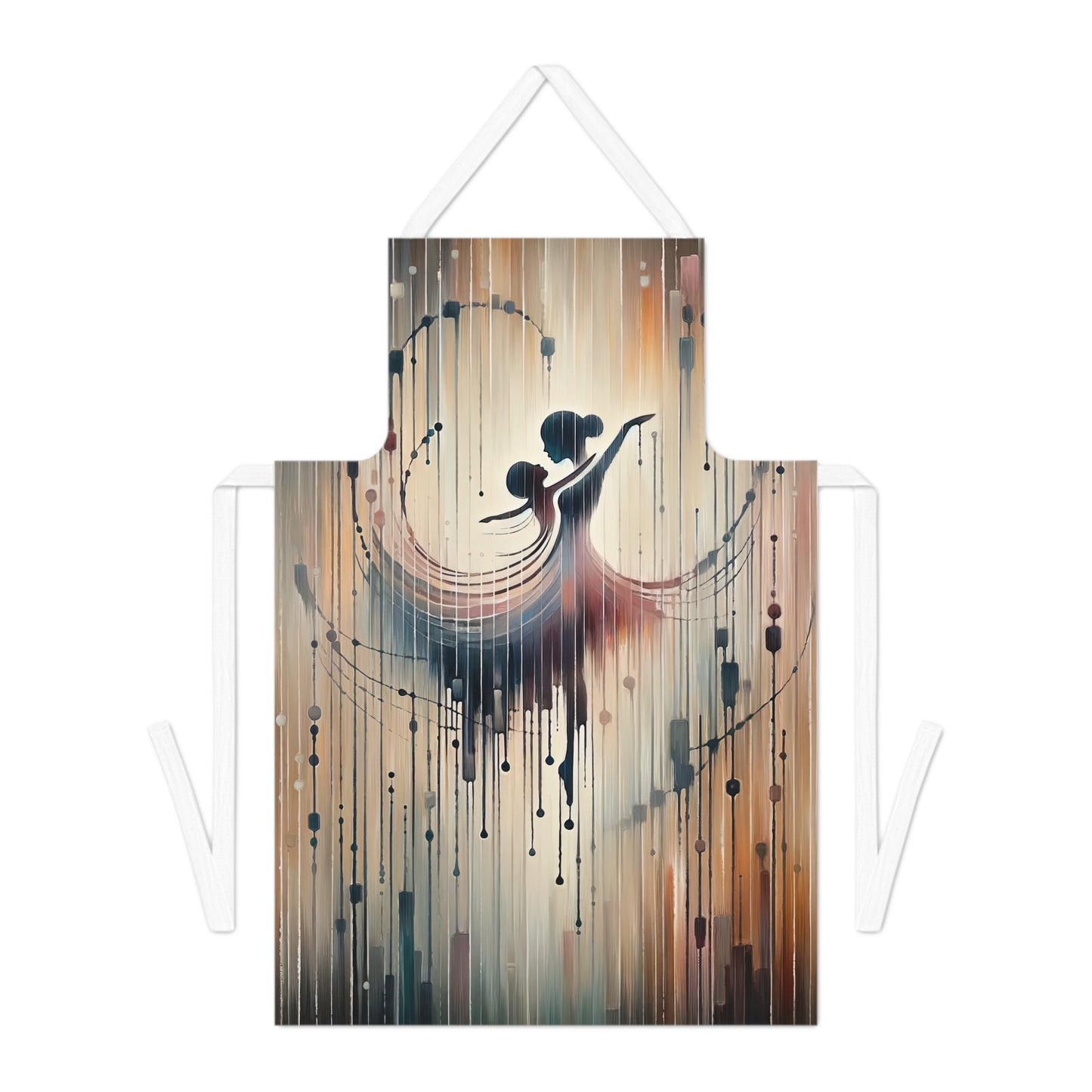 Rhythmic Heart Dance Adult Apron (AOP) - ATUH.ART