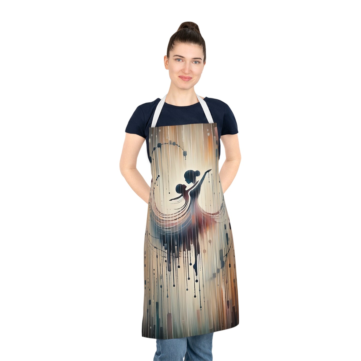 Rhythmic Heart Dance Adult Apron (AOP) - ATUH.ART