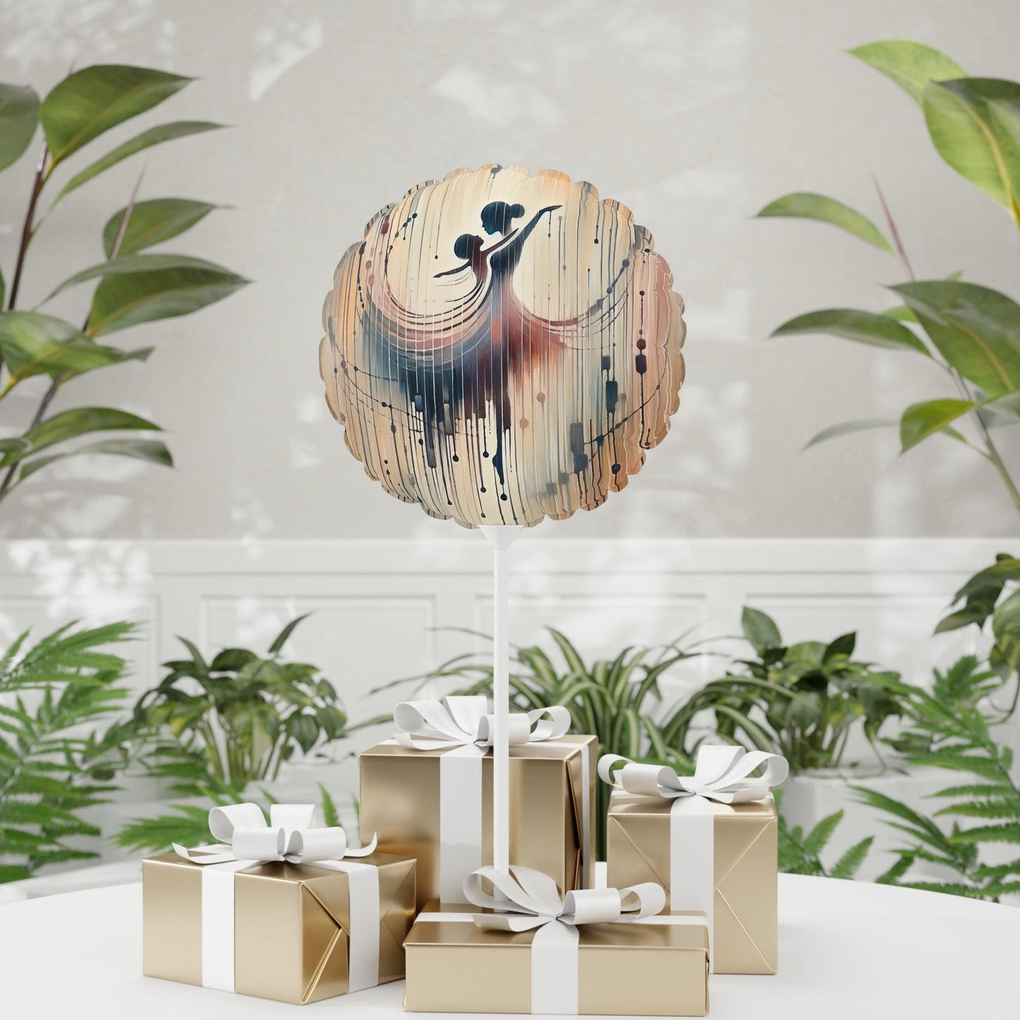 Rhythmic Heart Dance Balloon (Round and Heart-shaped), 11" - ATUH.ART