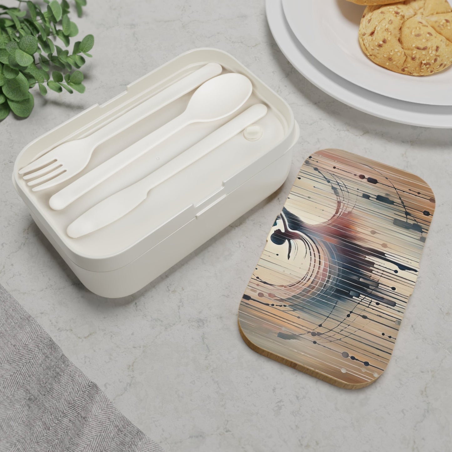 Rhythmic Heart Dance Bento Lunch Box - ATUH.ART