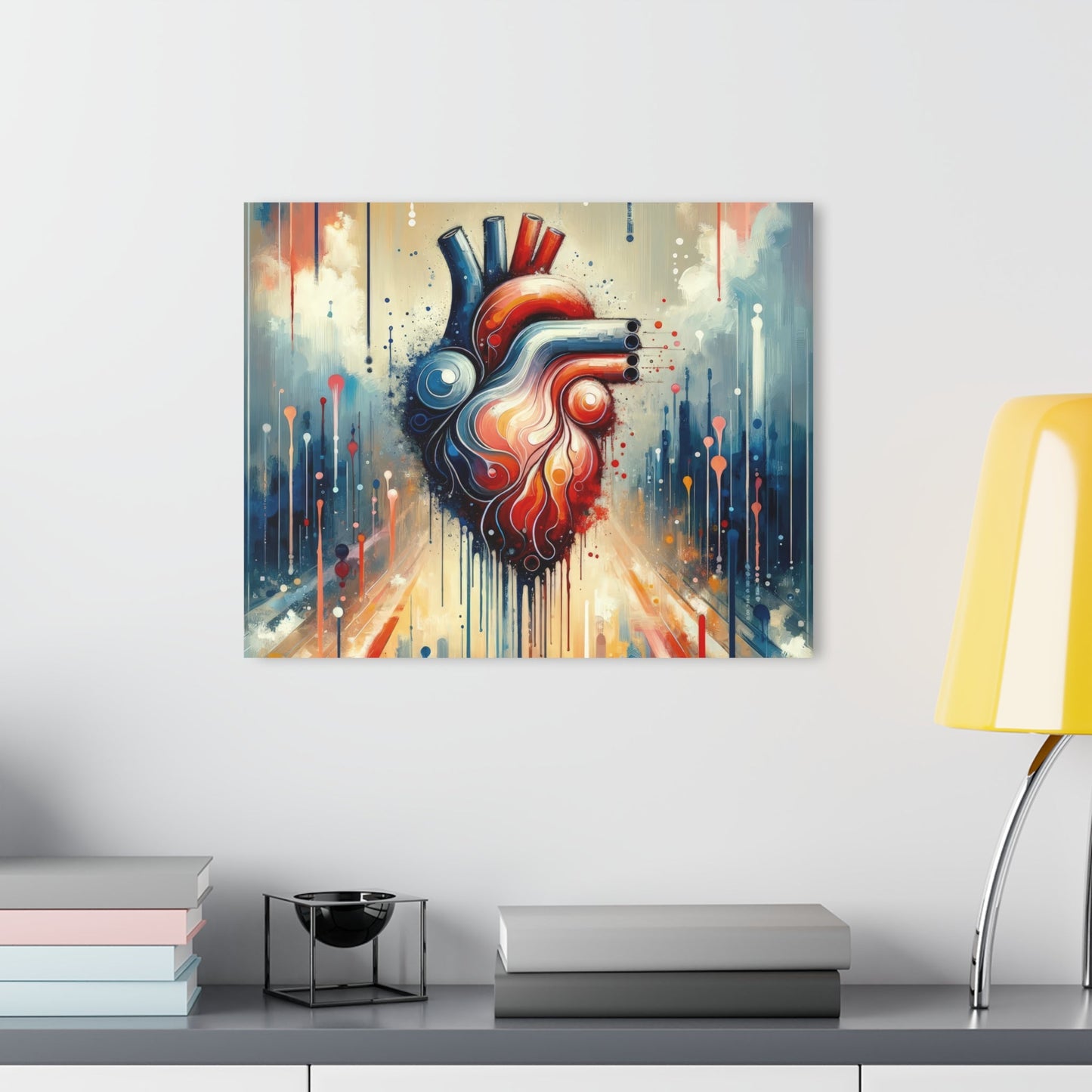 Rhythmic Heart Harmony Acrylic Prints (French Cleat Hanging) - ATUH.ART
