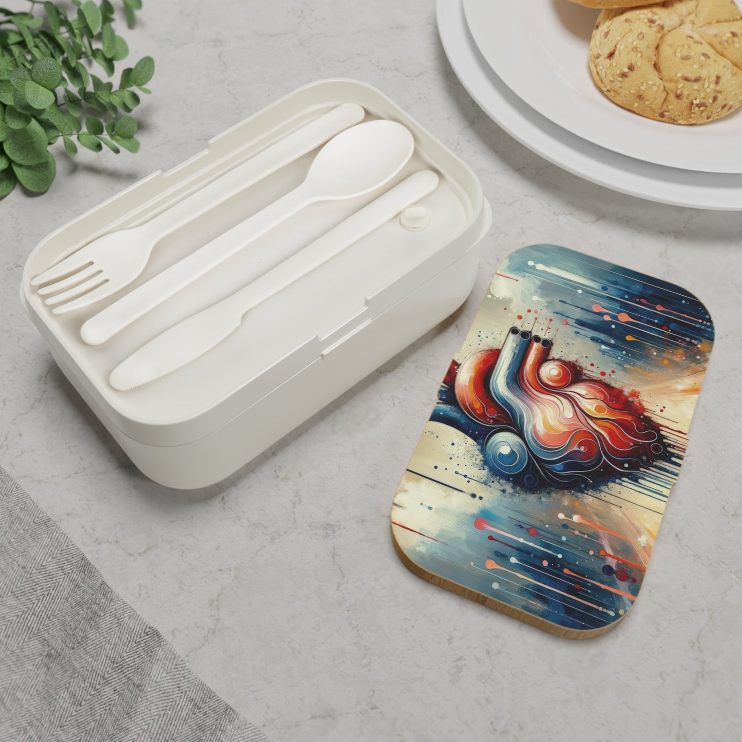 Rhythmic Heart Harmony Bento Lunch Box - ATUH.ART