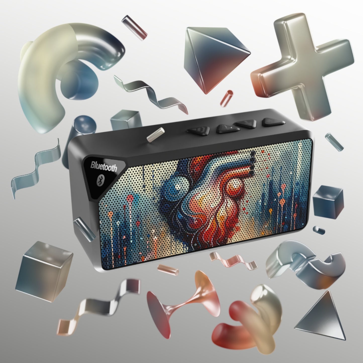 Rhythmic Heart Harmony Jabba Bluetooth Speaker - ATUH.ART