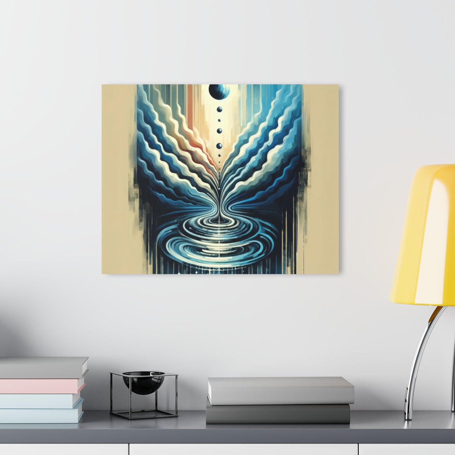 Ripple Effect Abstract Acrylic Prints (French Cleat Hanging) - ATUH.ART