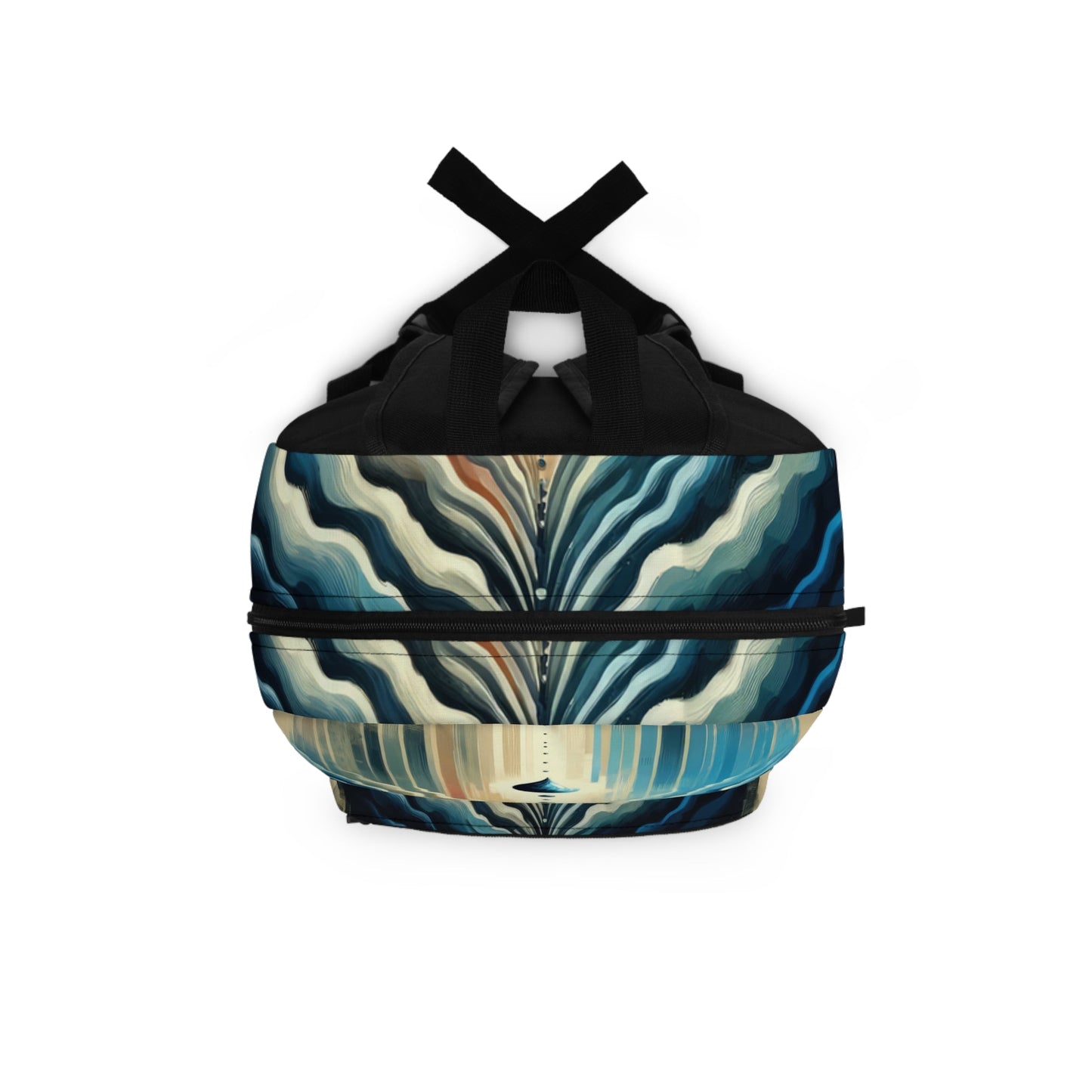 Ripple Effect Abstract Backpack - ATUH.ART