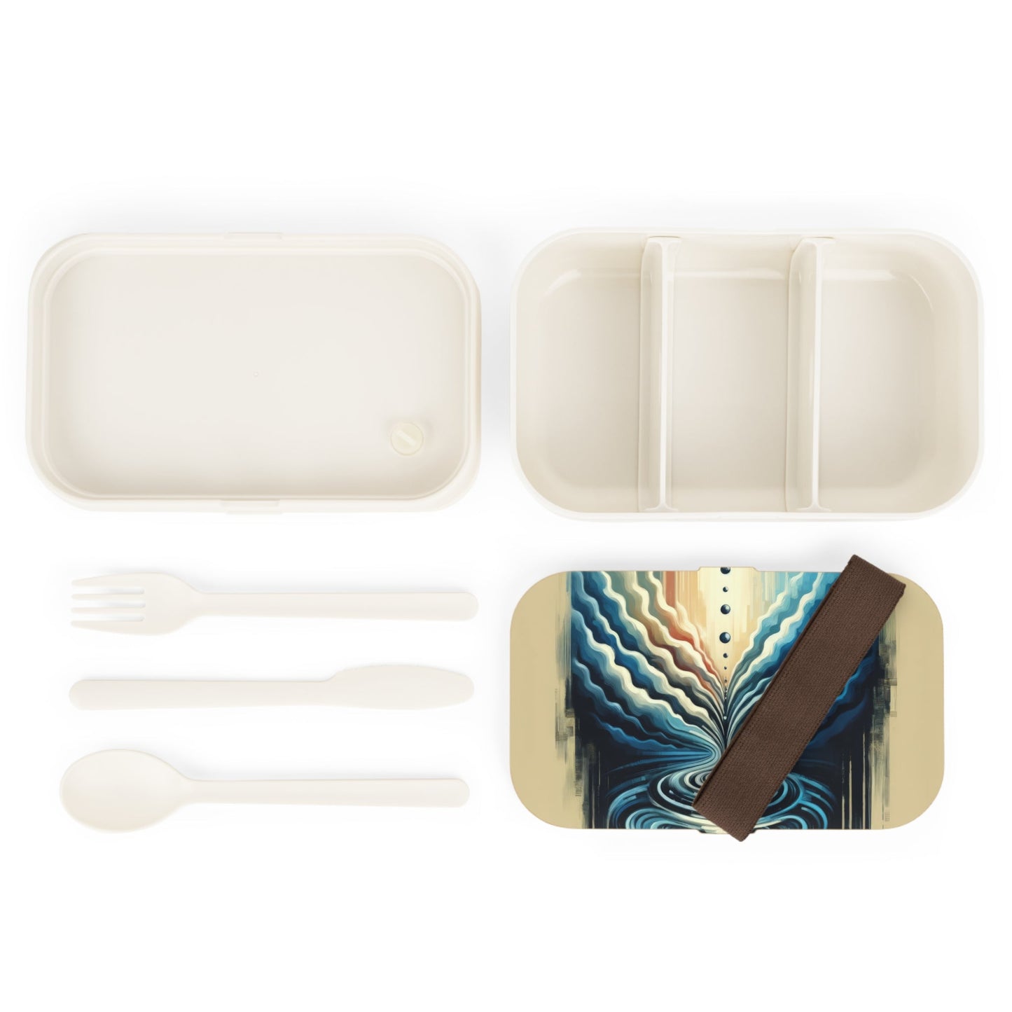 Ripple Effect Abstract Bento Lunch Box - ATUH.ART