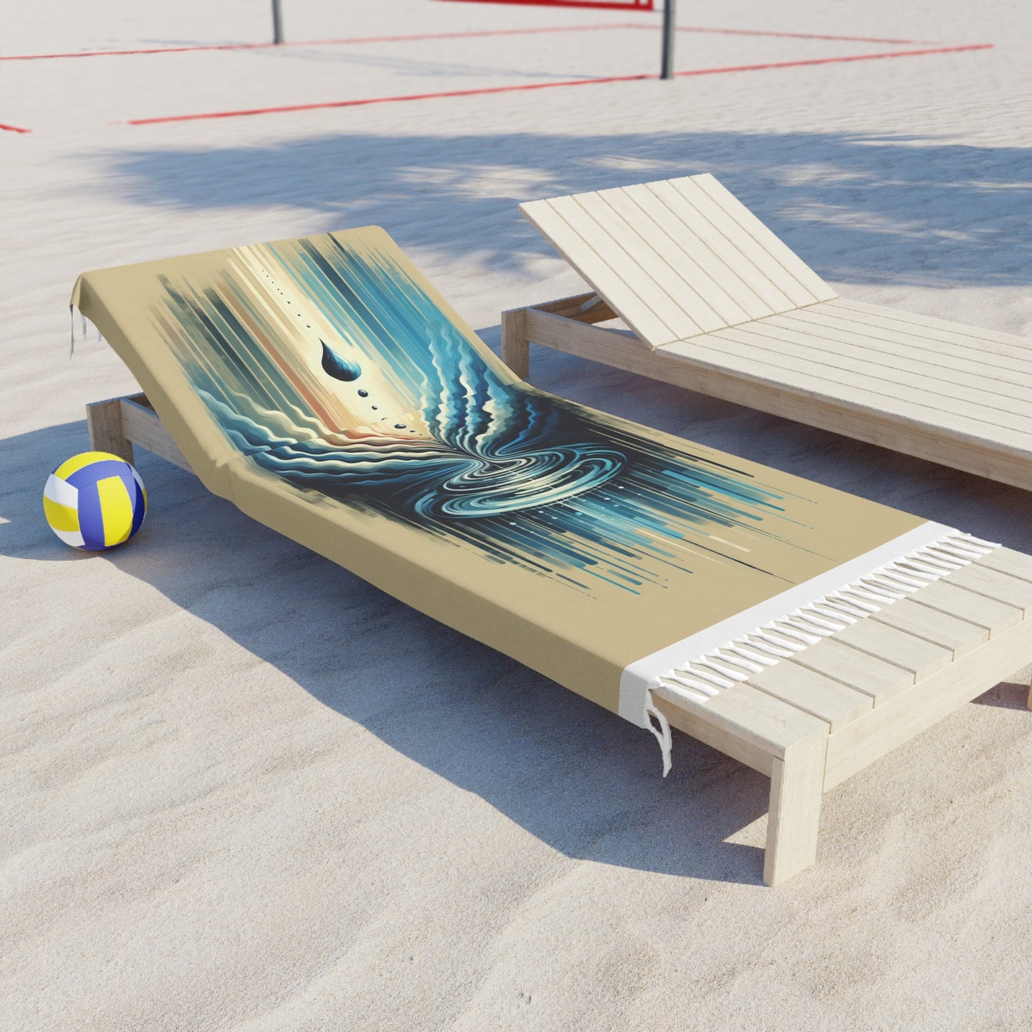 Ripple Effect Abstract Boho Beach Cloth - ATUH.ART