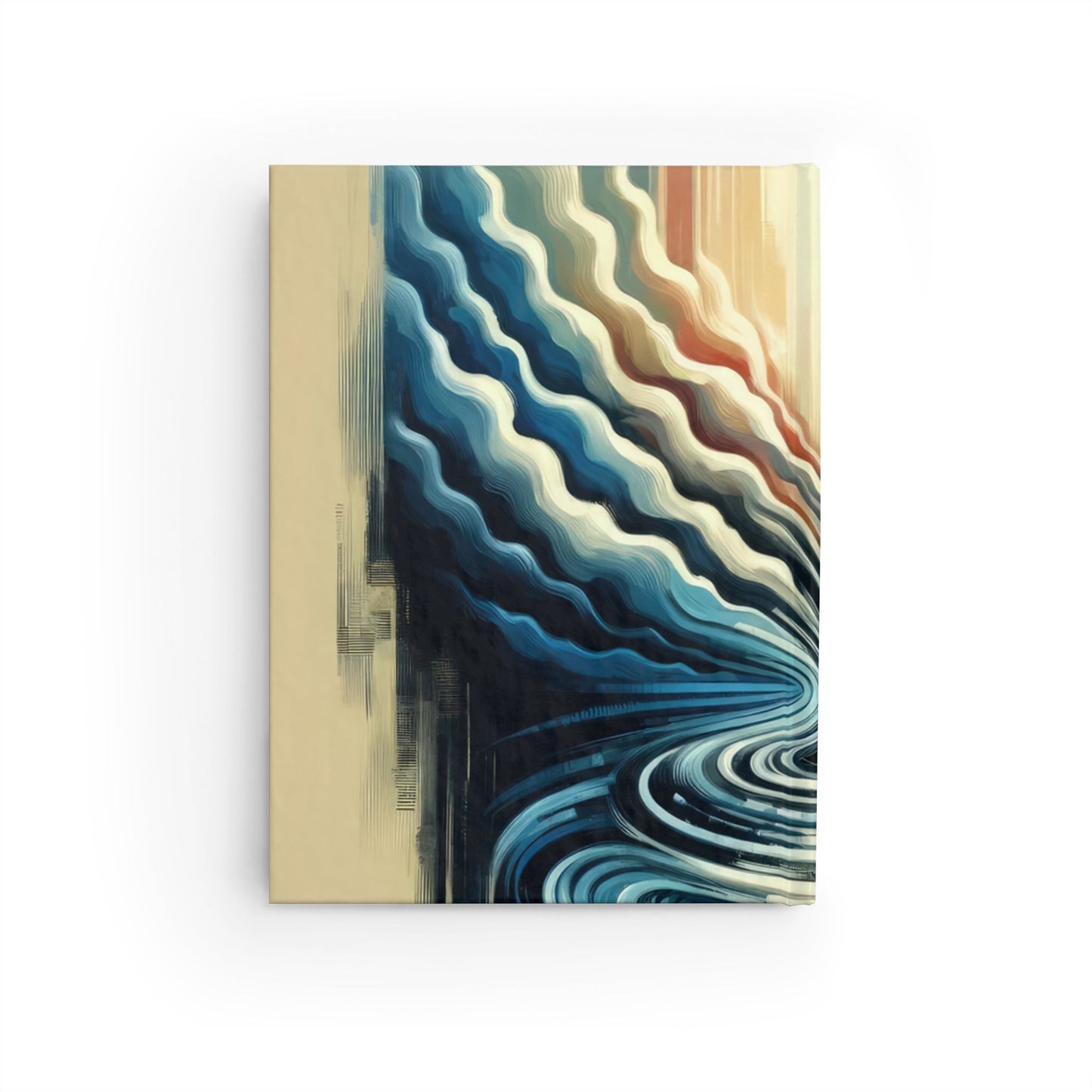 Ripple Effect Abstract Journal - Blank - ATUH.ART
