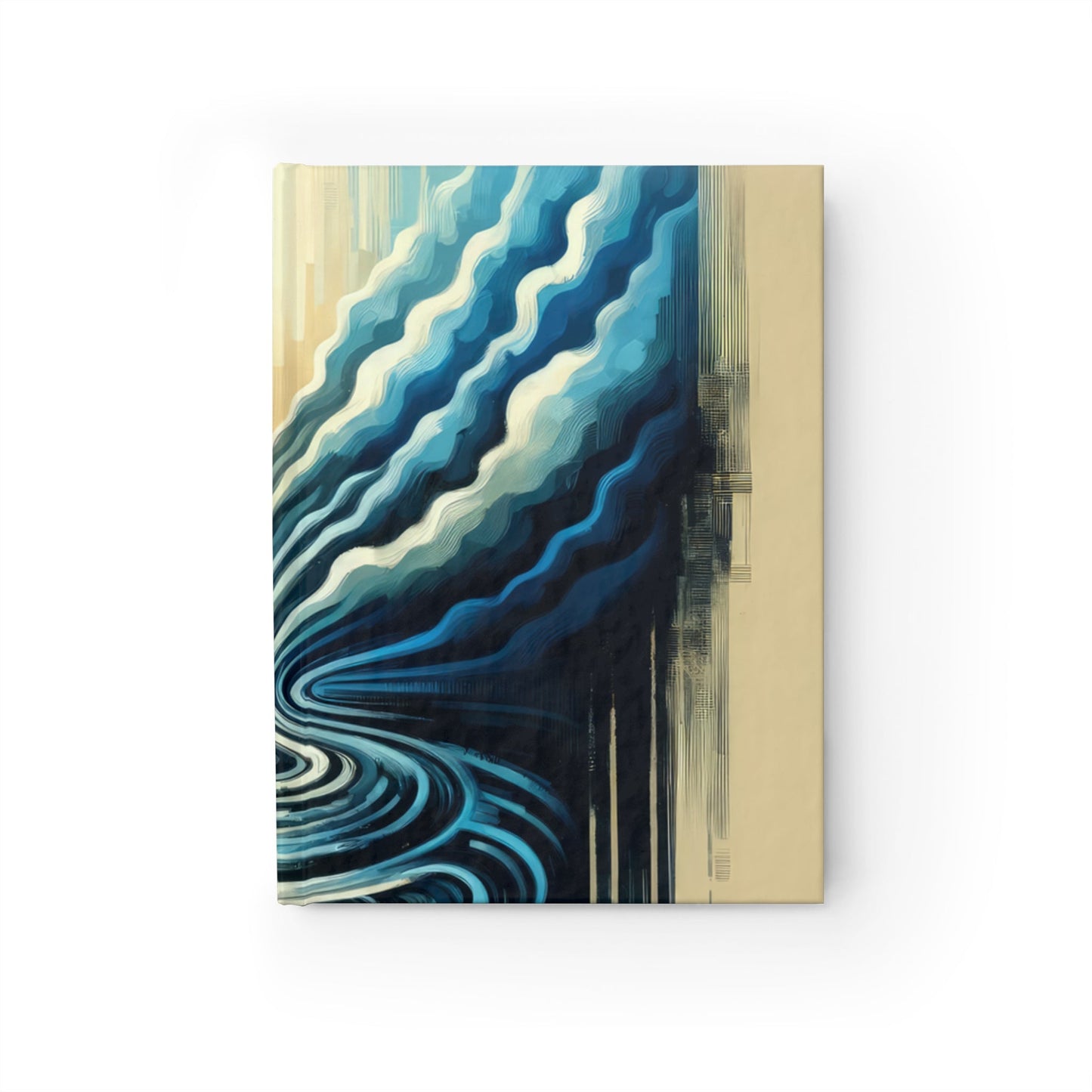 Ripple Effect Abstract Journal - Blank - ATUH.ART