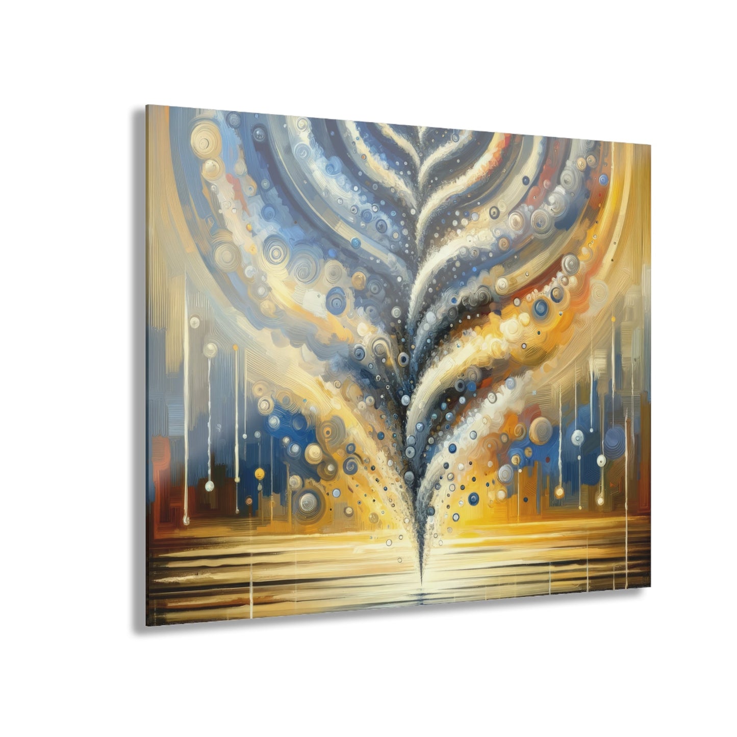 Ripple Effect Abstraction Acrylic Prints (French Cleat Hanging) - ATUH.ART