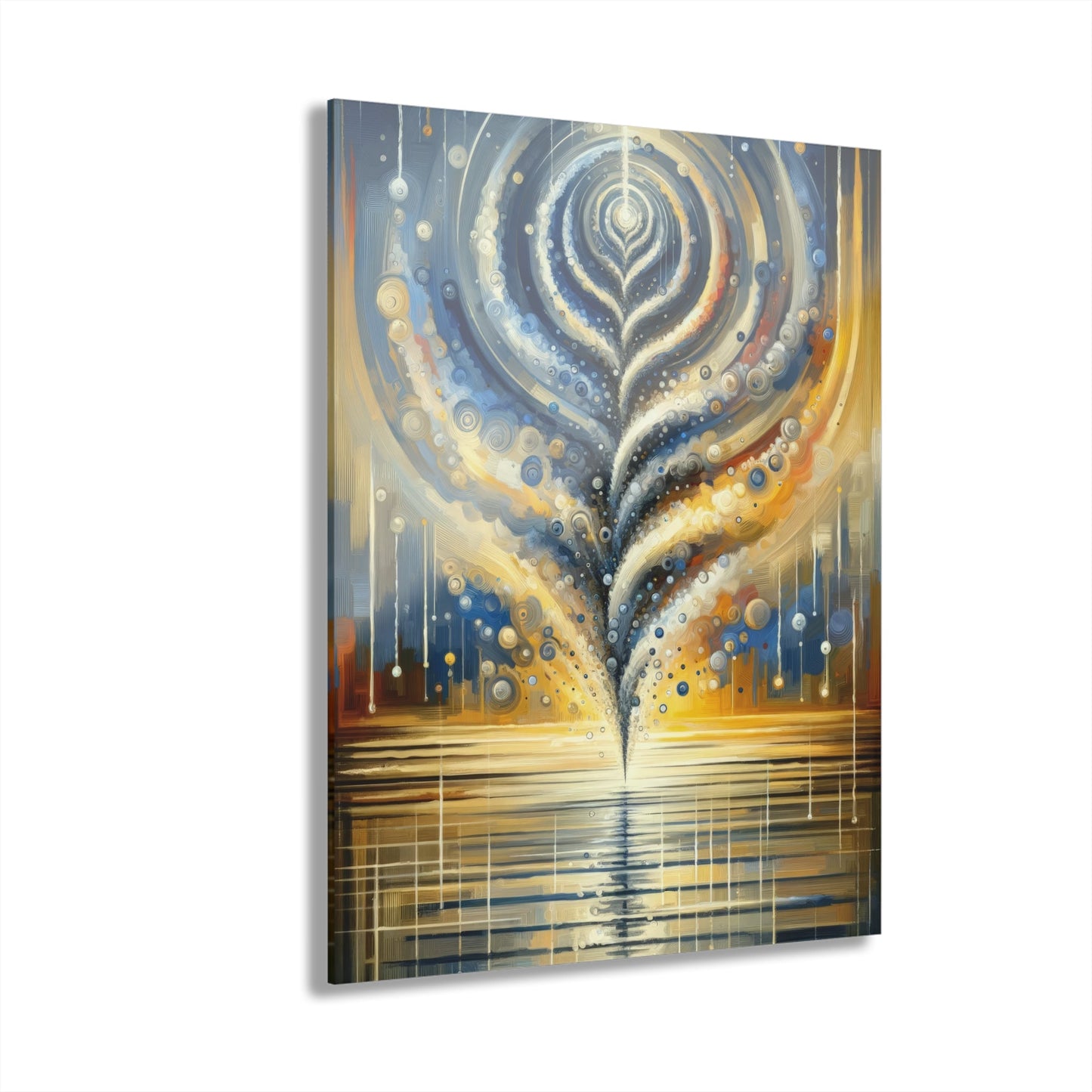 Ripple Effect Abstraction Acrylic Prints (French Cleat Hanging) - ATUH.ART