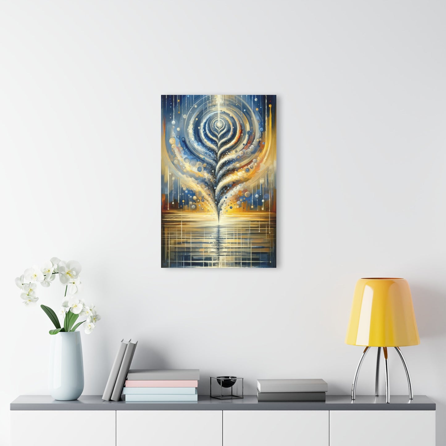 Ripple Effect Abstraction Acrylic Prints (French Cleat Hanging) - ATUH.ART