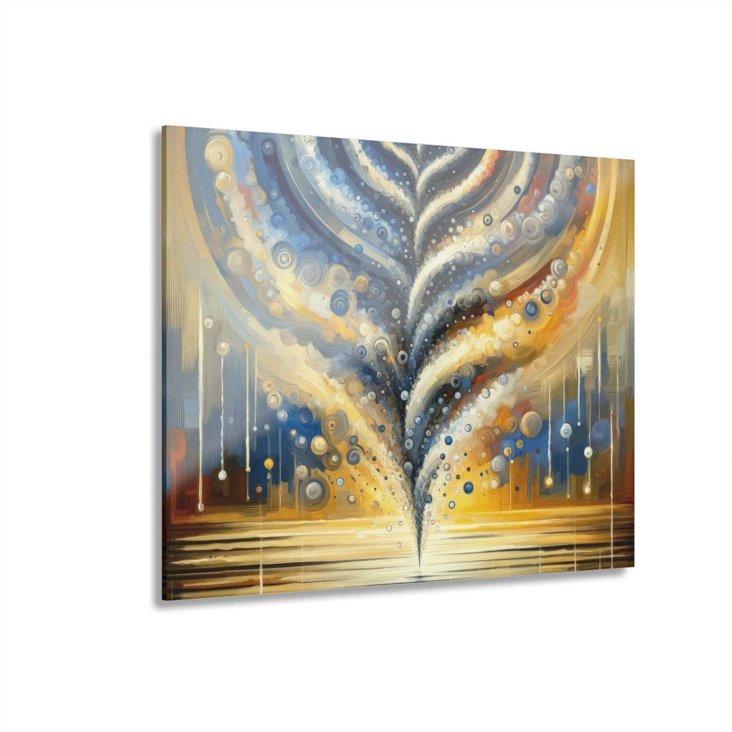 Ripple Effect Abstraction Acrylic Prints (French Cleat Hanging) - ATUH.ART