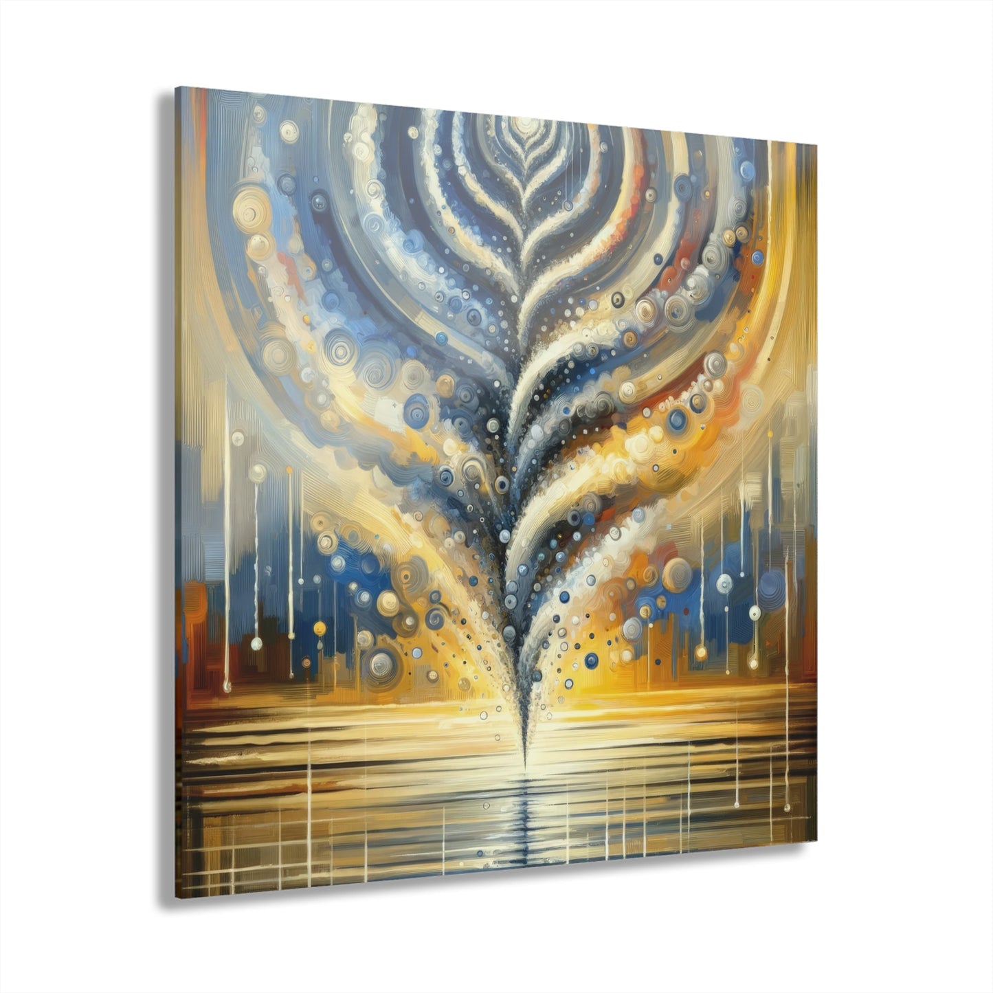 Ripple Effect Abstraction Acrylic Prints (French Cleat Hanging) - ATUH.ART
