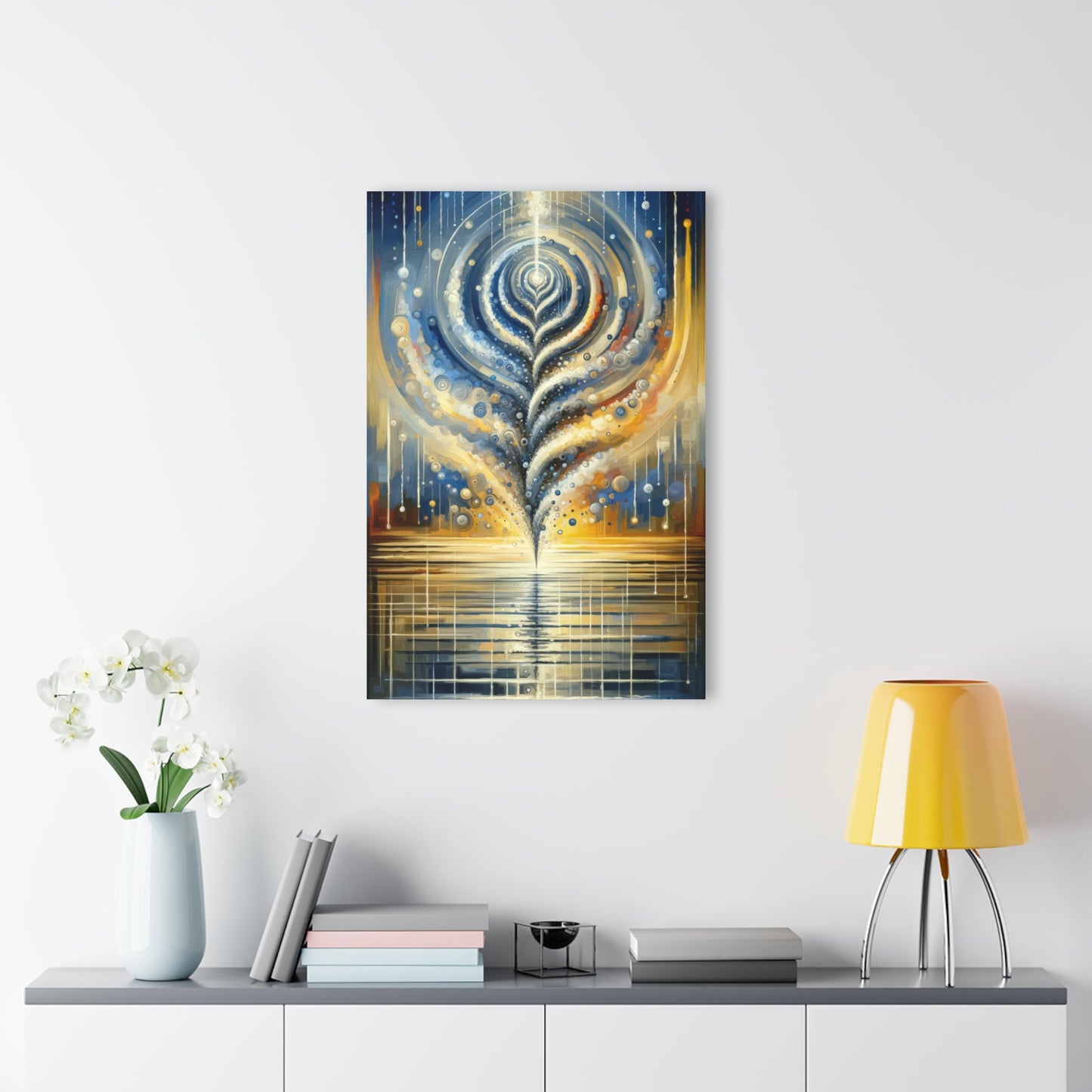 Ripple Effect Abstraction Acrylic Prints (French Cleat Hanging) - ATUH.ART