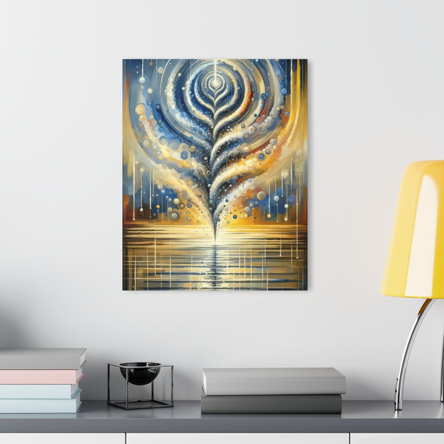 Ripple Effect Abstraction Acrylic Prints (French Cleat Hanging) - ATUH.ART
