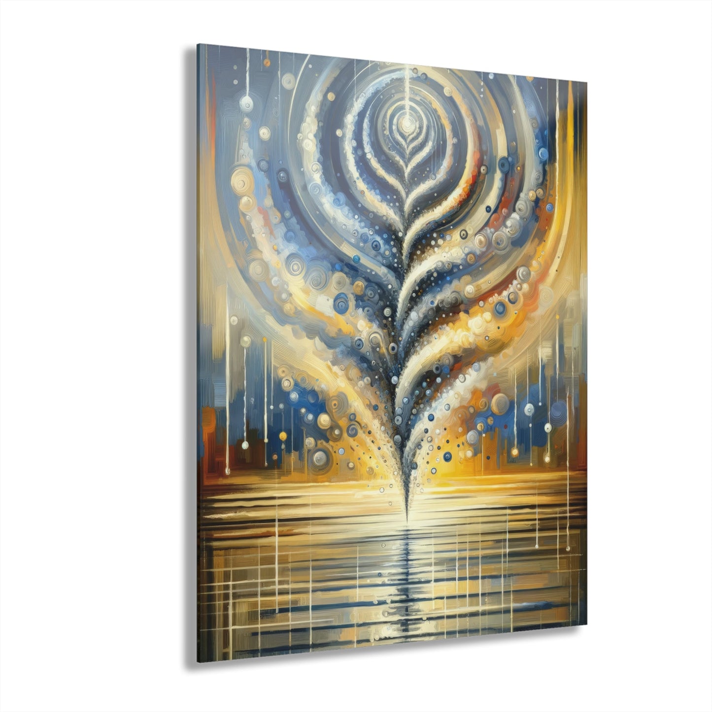 Ripple Effect Abstraction Acrylic Prints (French Cleat Hanging) - ATUH.ART