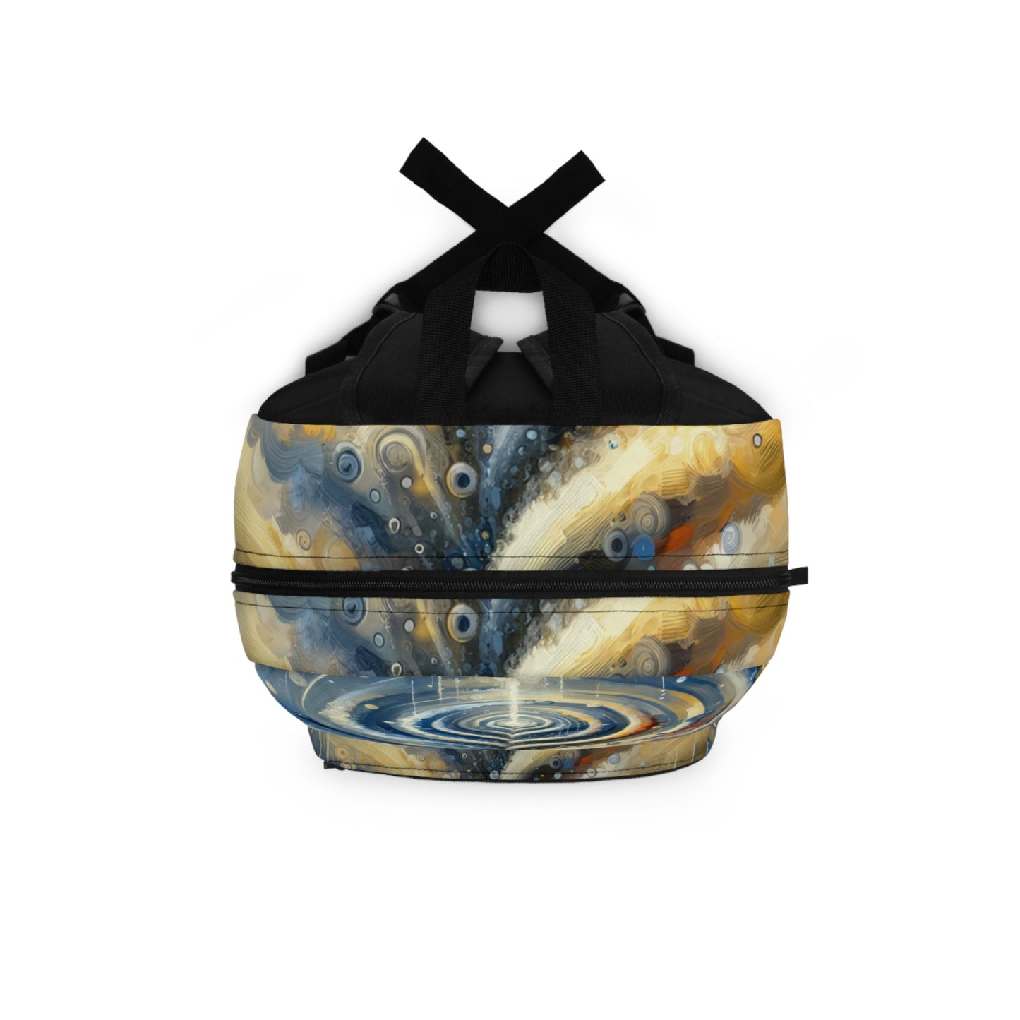 Ripple Effect Abstraction Backpack - ATUH.ART