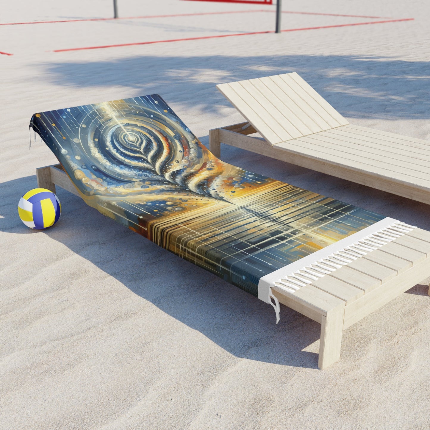 Ripple Effect Abstraction Boho Beach Cloth - ATUH.ART