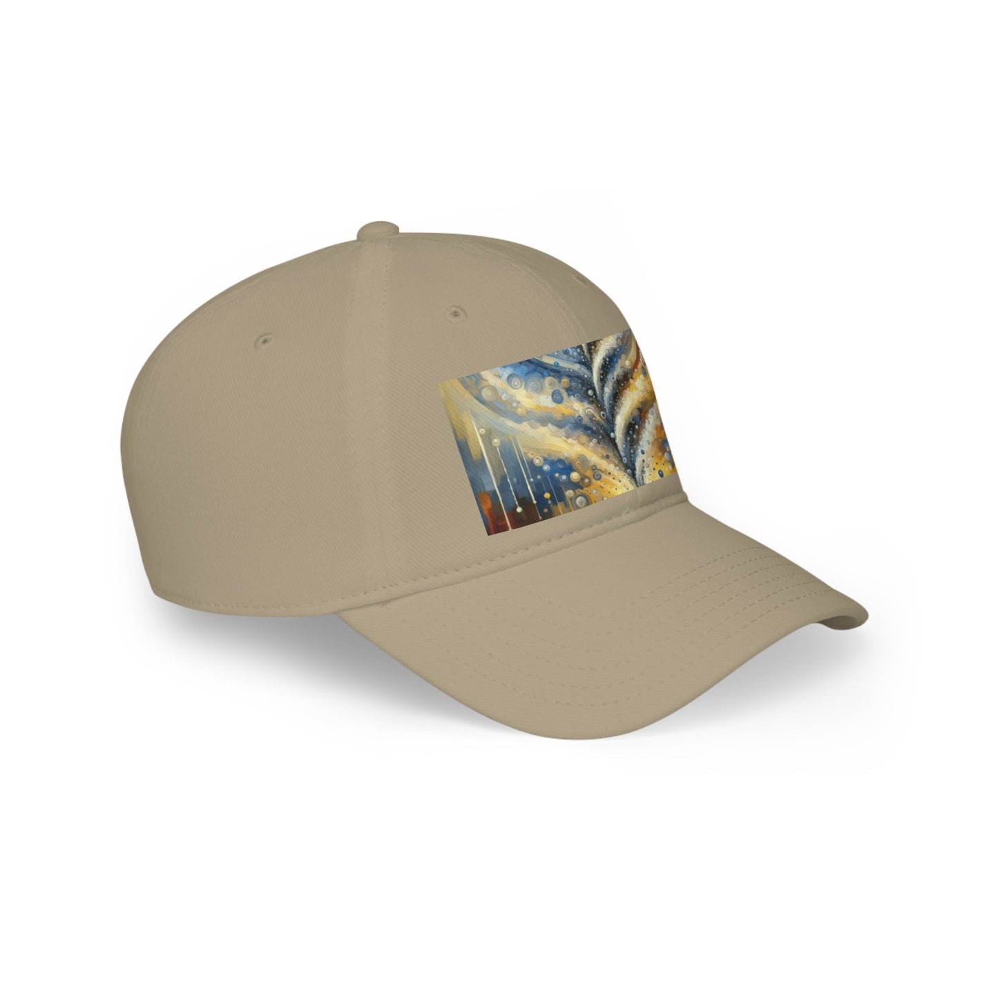 Ripple Effect Abstraction Low Profile Baseball Cap - ATUH.ART