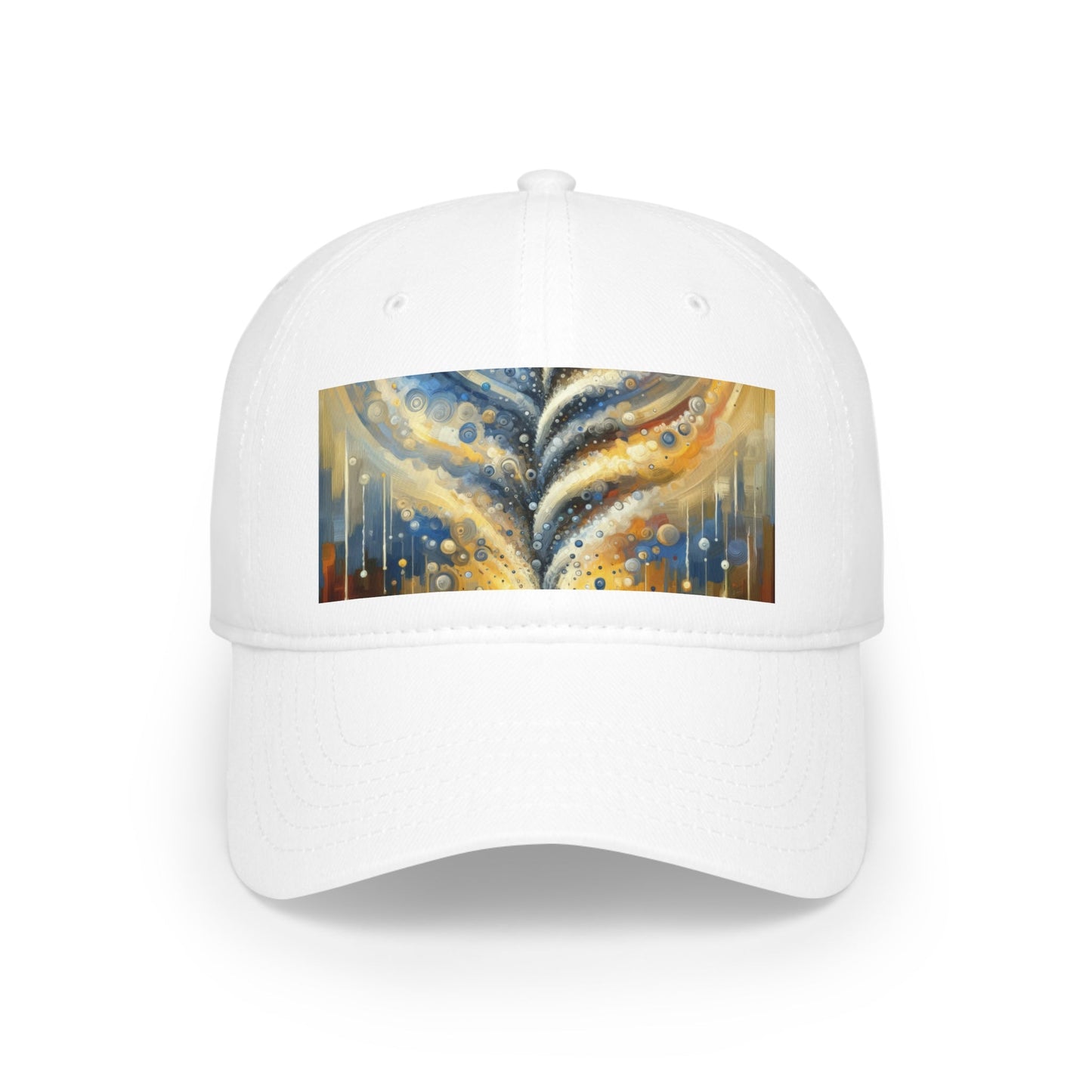 Ripple Effect Abstraction Low Profile Baseball Cap - ATUH.ART