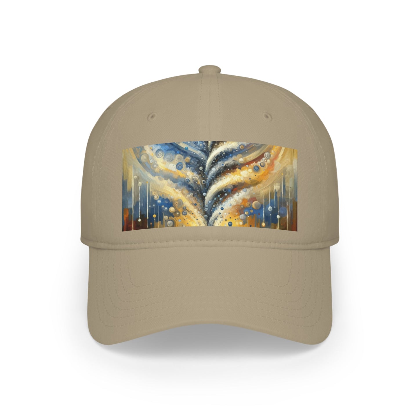 Ripple Effect Abstraction Low Profile Baseball Cap - ATUH.ART