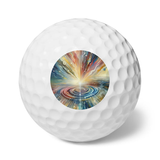 Rippling Community Dynamics Golf Balls, 6pcs - ATUH.ART