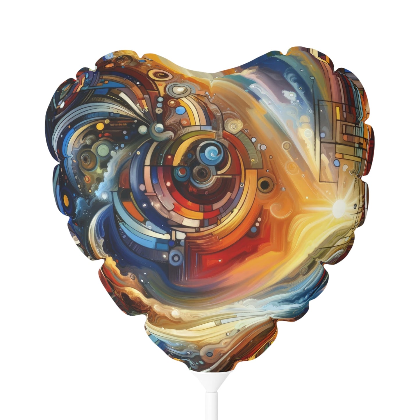 Ritualistic Growth Symphony Balloon (Round and Heart-shaped), 11" - ATUH.ART
