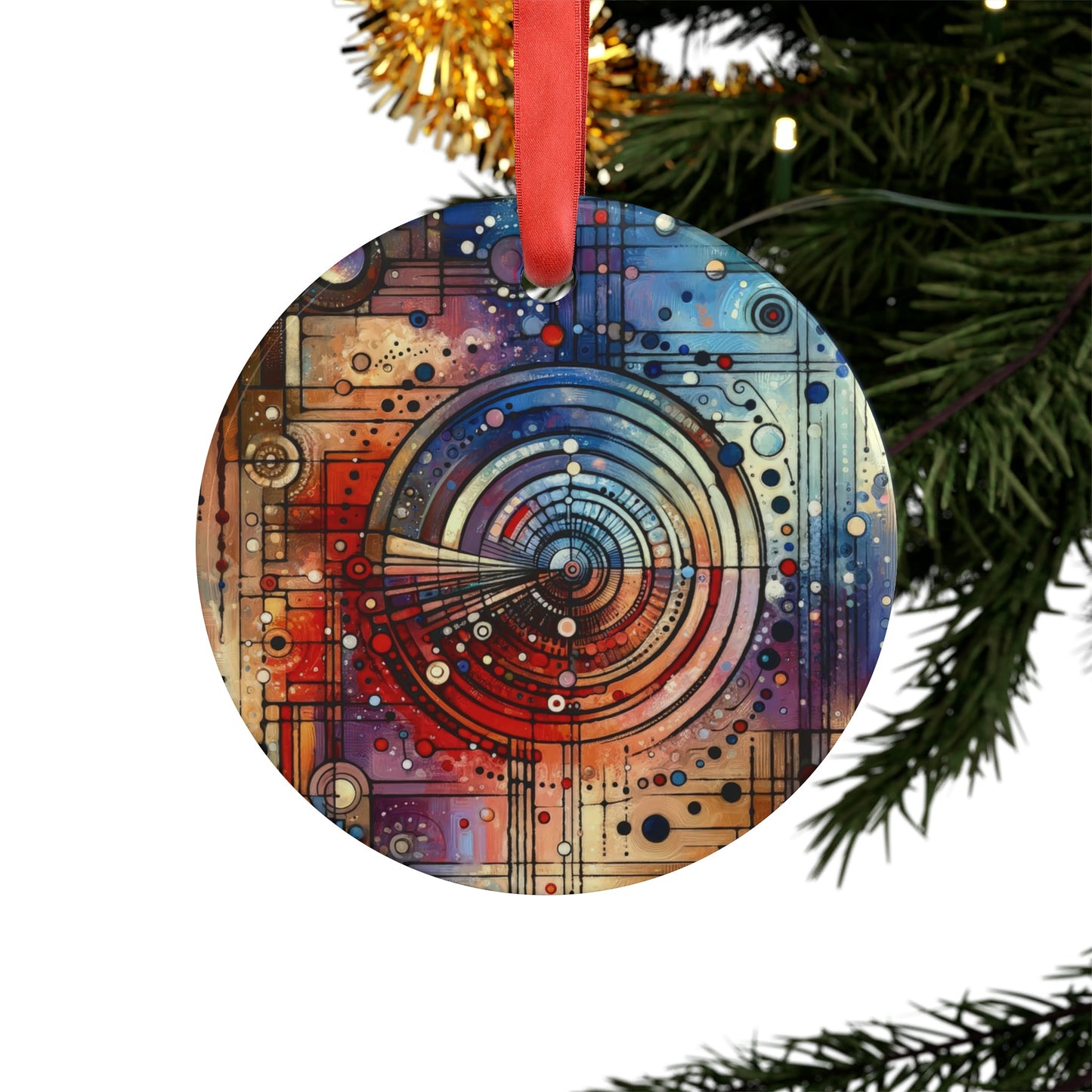 Rituals Over Routines Acrylic Ornament with Ribbon - ATUH.ART