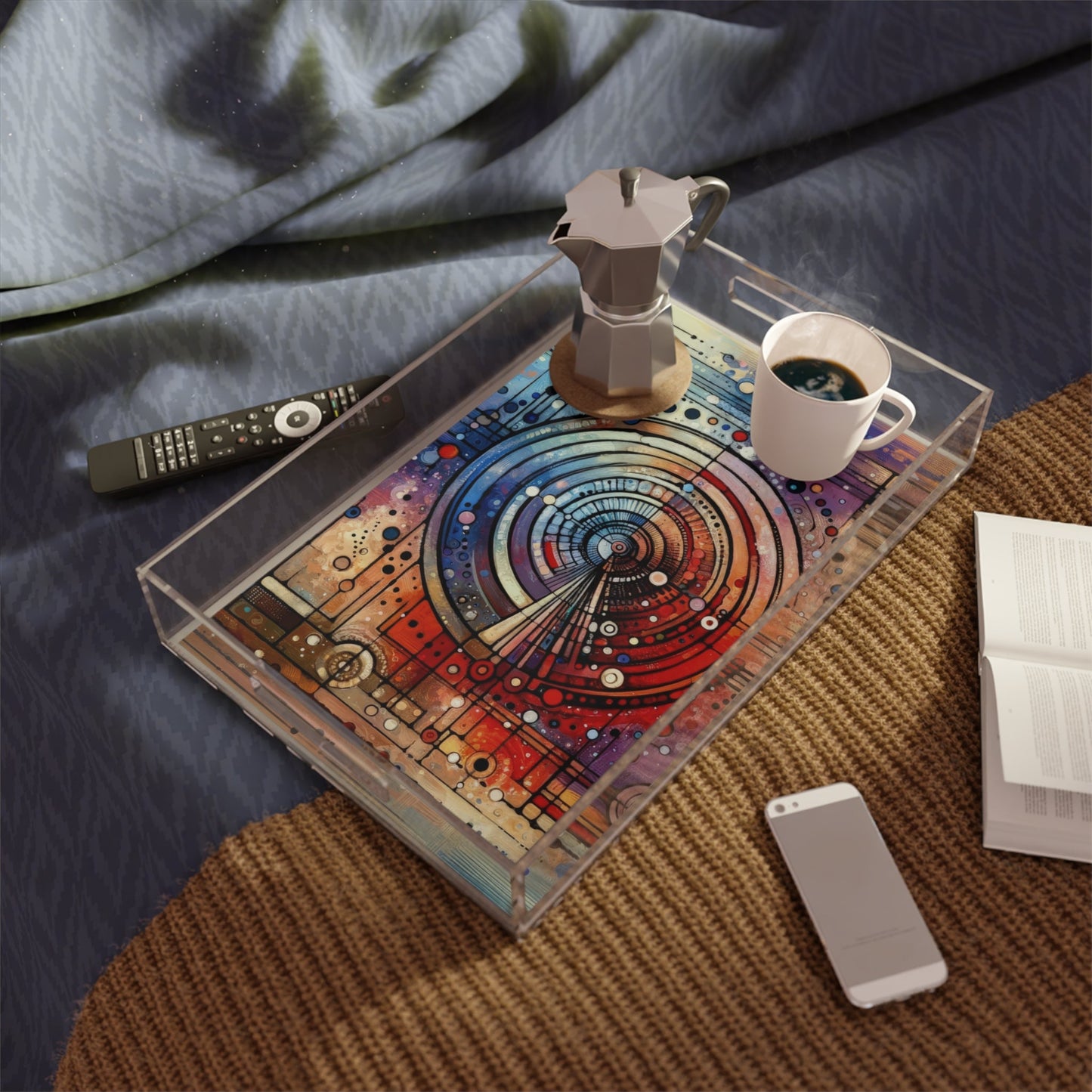 Rituals Over Routines Acrylic Serving Tray - ATUH.ART