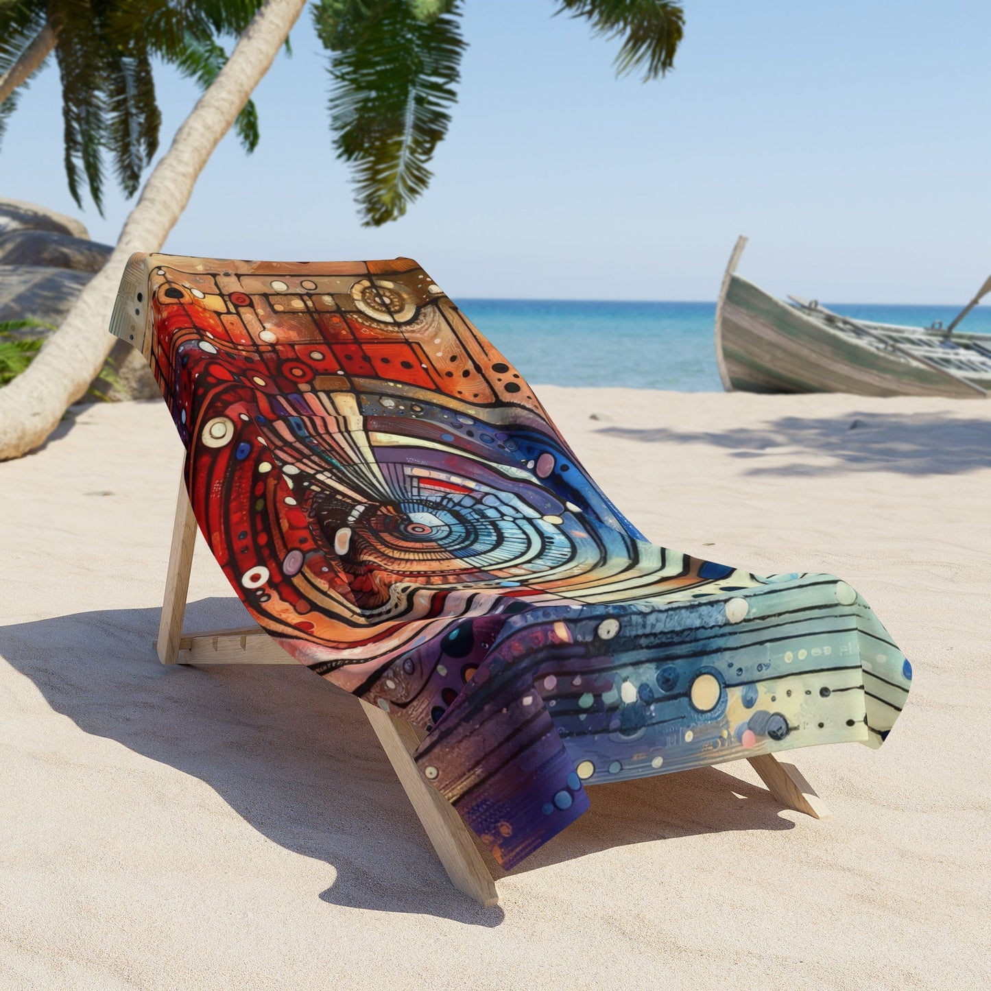 Rituals Over Routines Beach Towel - ATUH.ART