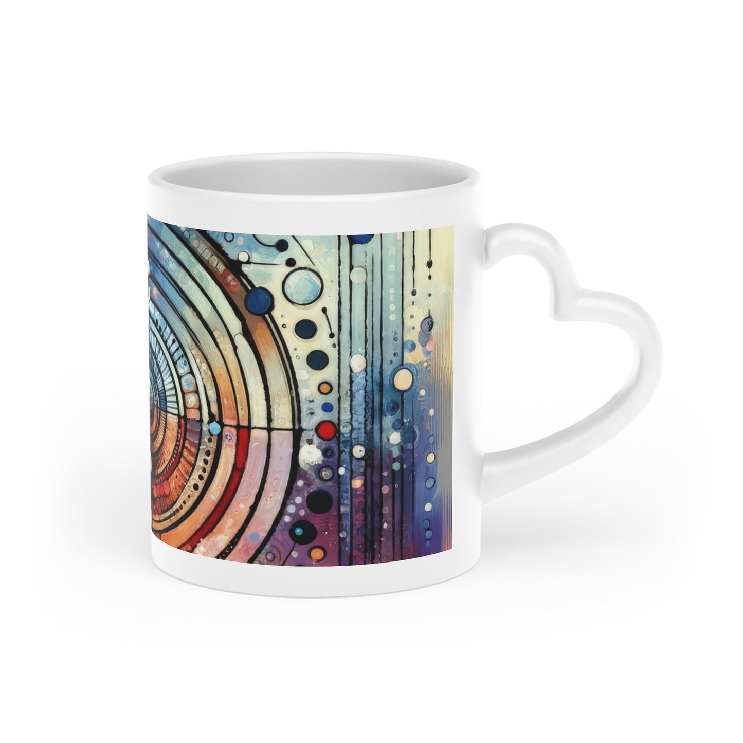 Rituals Over Routines Heart-Shaped Mug - ATUH.ART