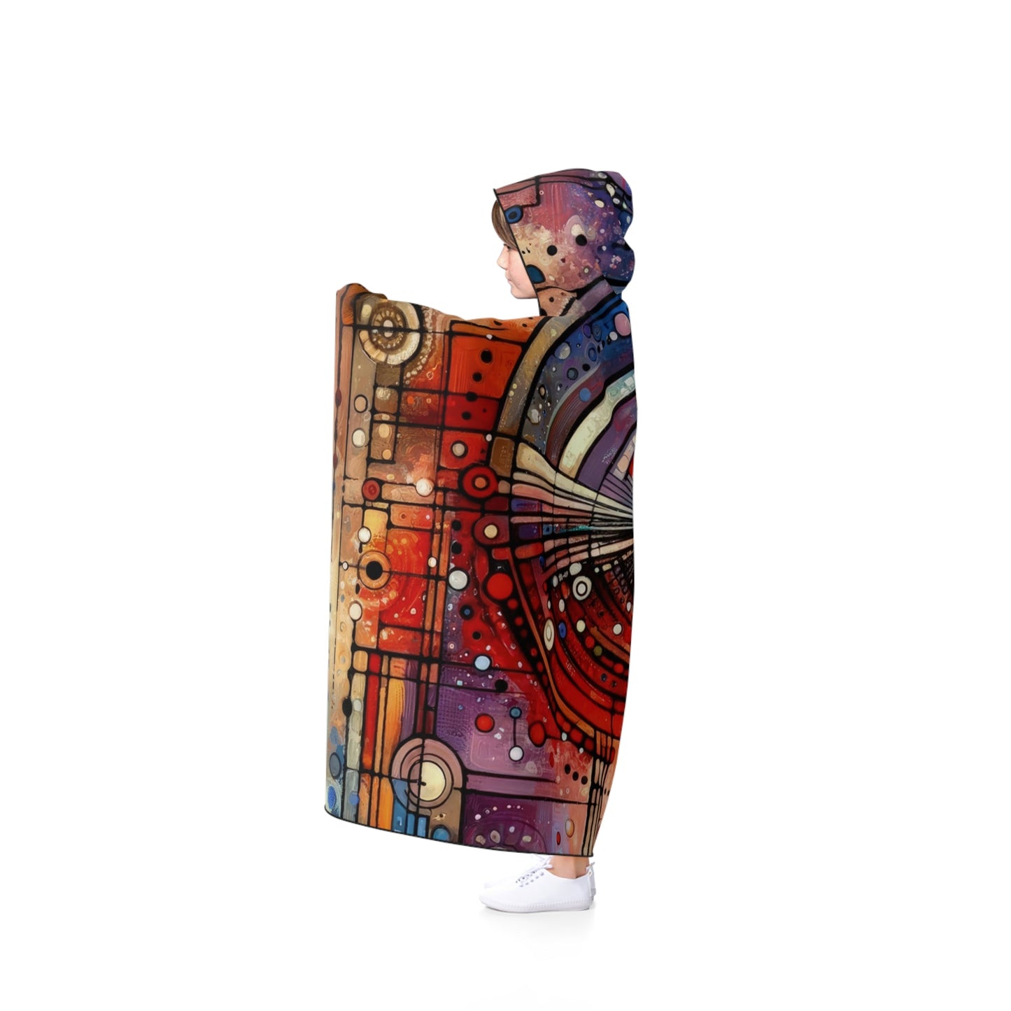 Rituals Over Routines Hooded Blanket - ATUH.ART