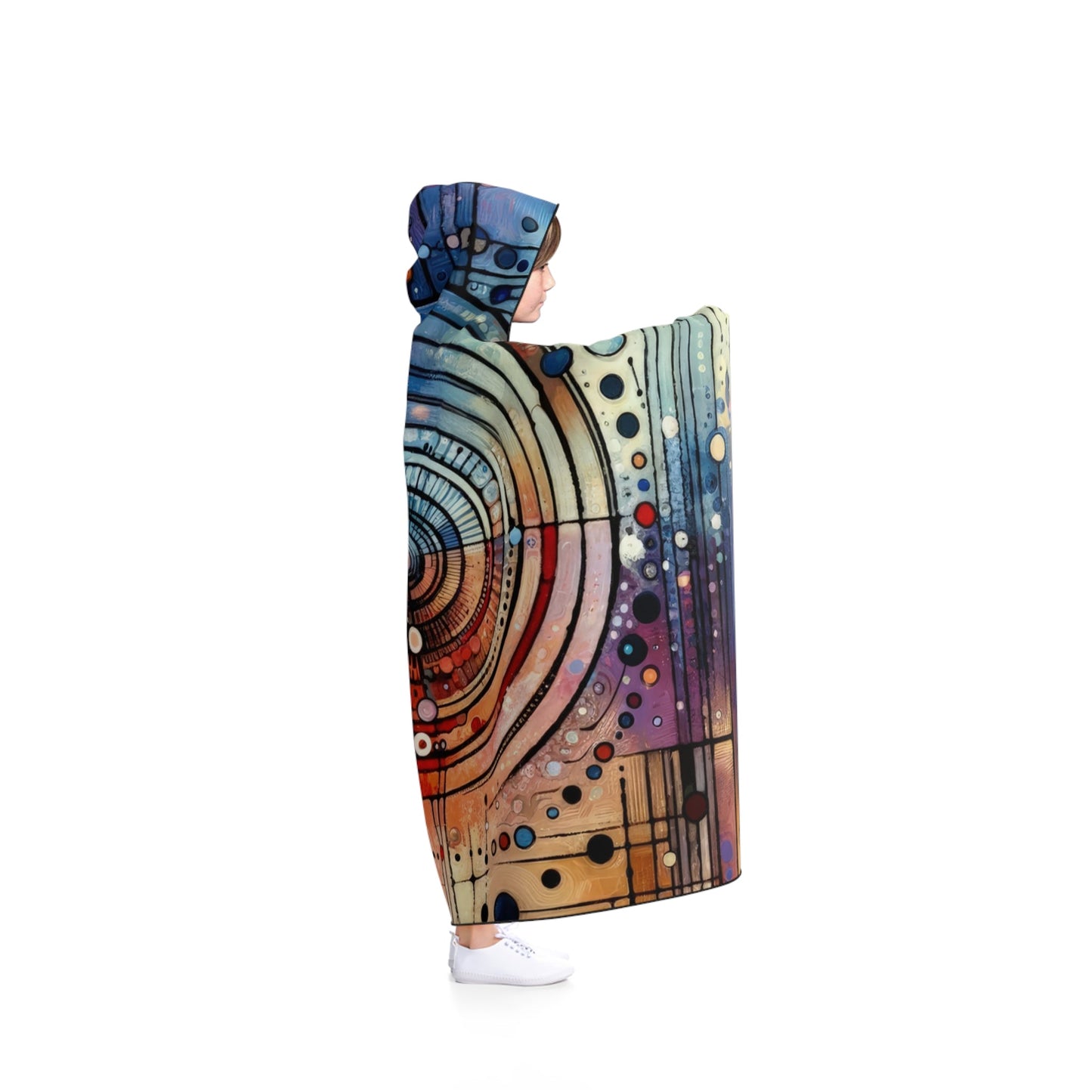 Rituals Over Routines Hooded Blanket - ATUH.ART