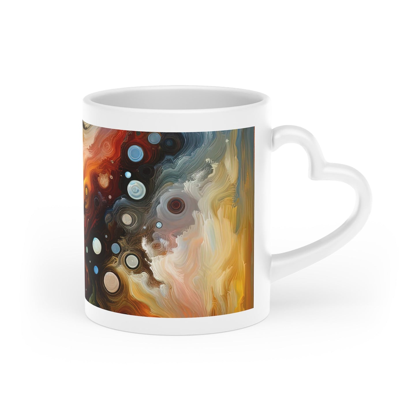 Self Awareness Alchemy Heart-Shaped Mug - ATUH.ART