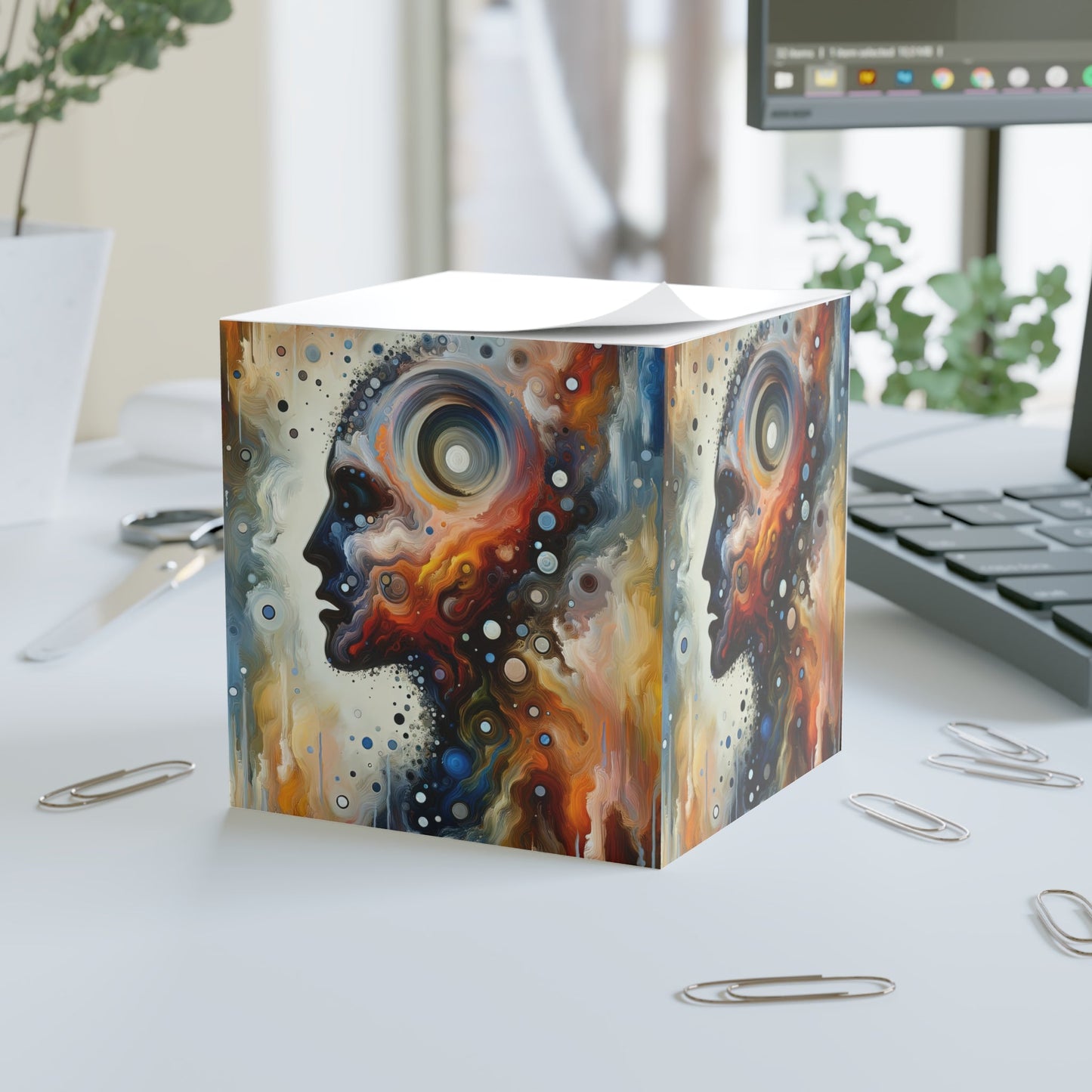 Self Awareness Alchemy Note Cube - ATUH.ART