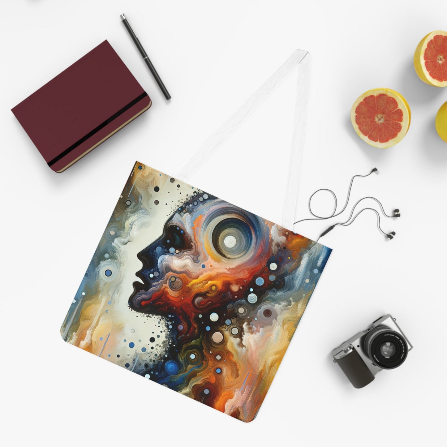 Self Awareness Alchemy Shoulder Tote Bag (AOP) - ATUH.ART