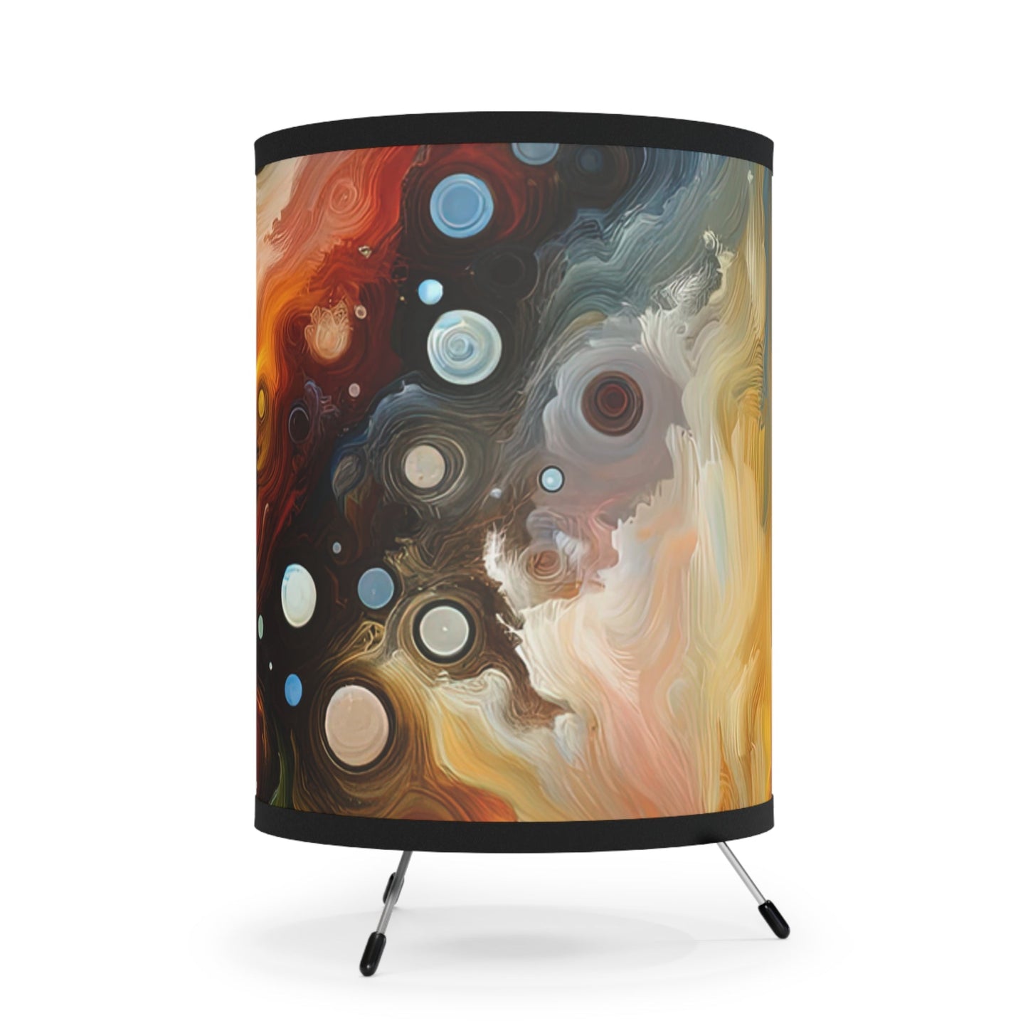 Self Awareness Alchemy Tripod Lamp with High-Res Printed Shade, US\CA plug - ATUH.ART
