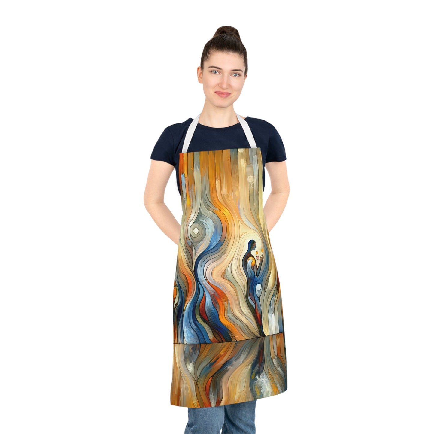 Self Embrace Benevolence Adult Apron (AOP) - ATUH.ART