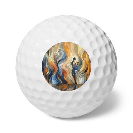 Self Embrace Benevolence Golf Balls, 6pcs - ATUH.ART