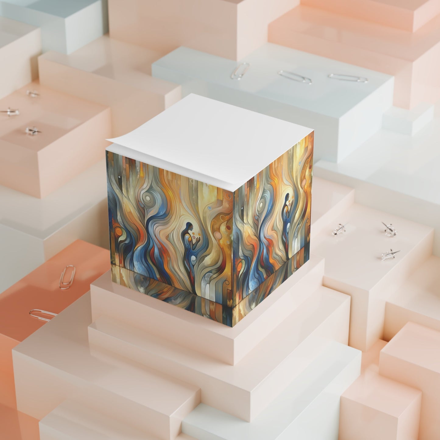 Self Embrace Benevolence Note Cube - ATUH.ART