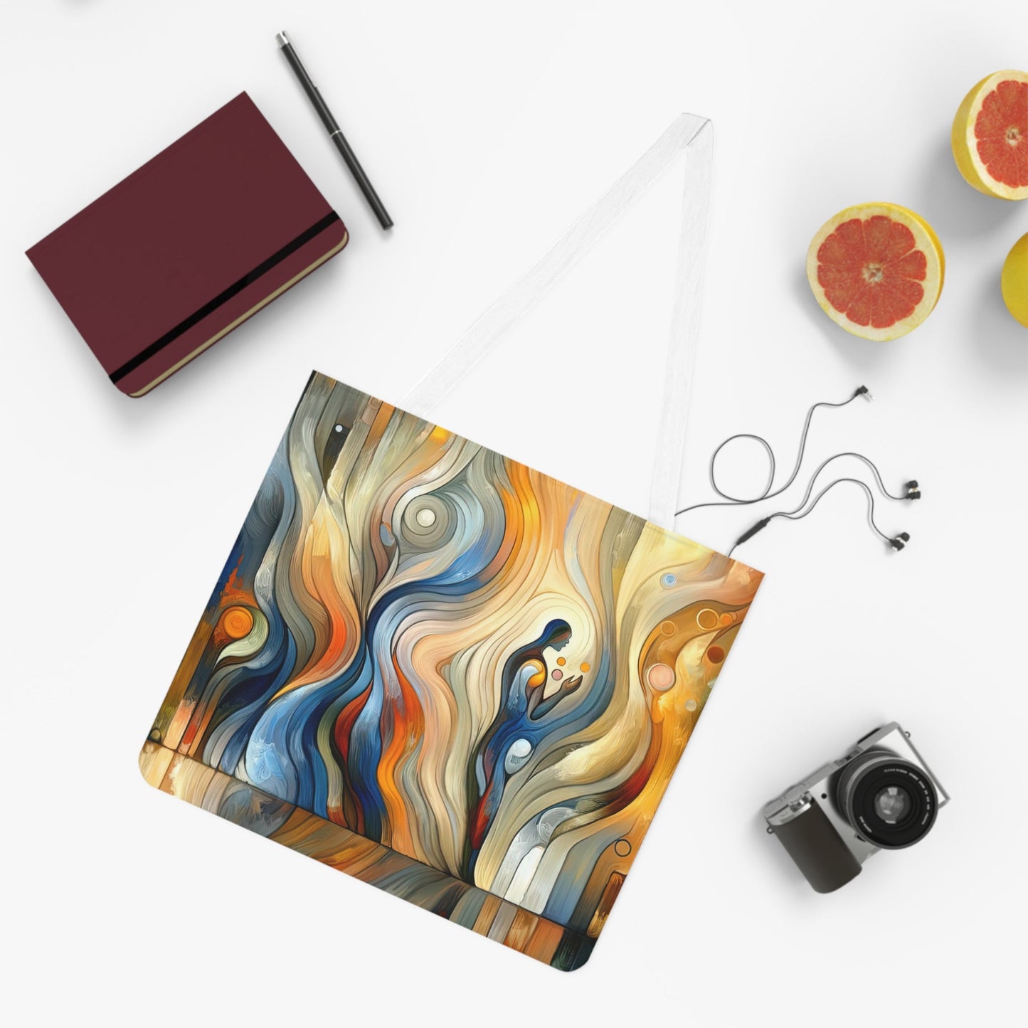 Self Embrace Benevolence Shoulder Tote Bag (AOP) - ATUH.ART