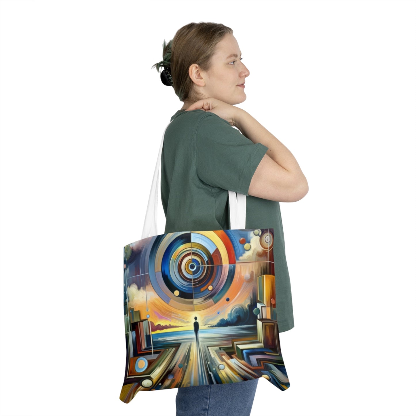 Self Insight Harmony Shoulder Tote Bag (AOP) - ATUH.ART