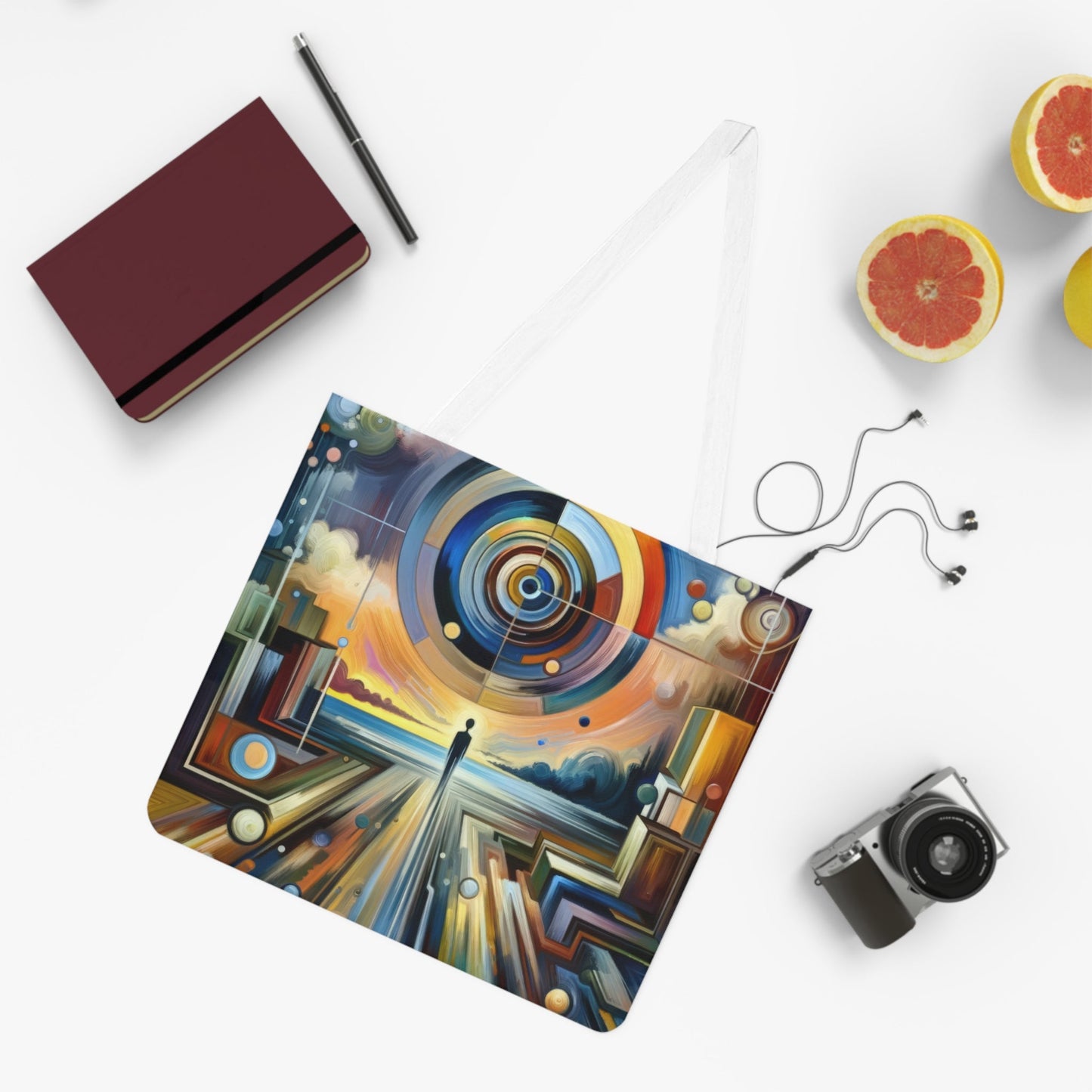 Self Insight Harmony Shoulder Tote Bag (AOP) - ATUH.ART
