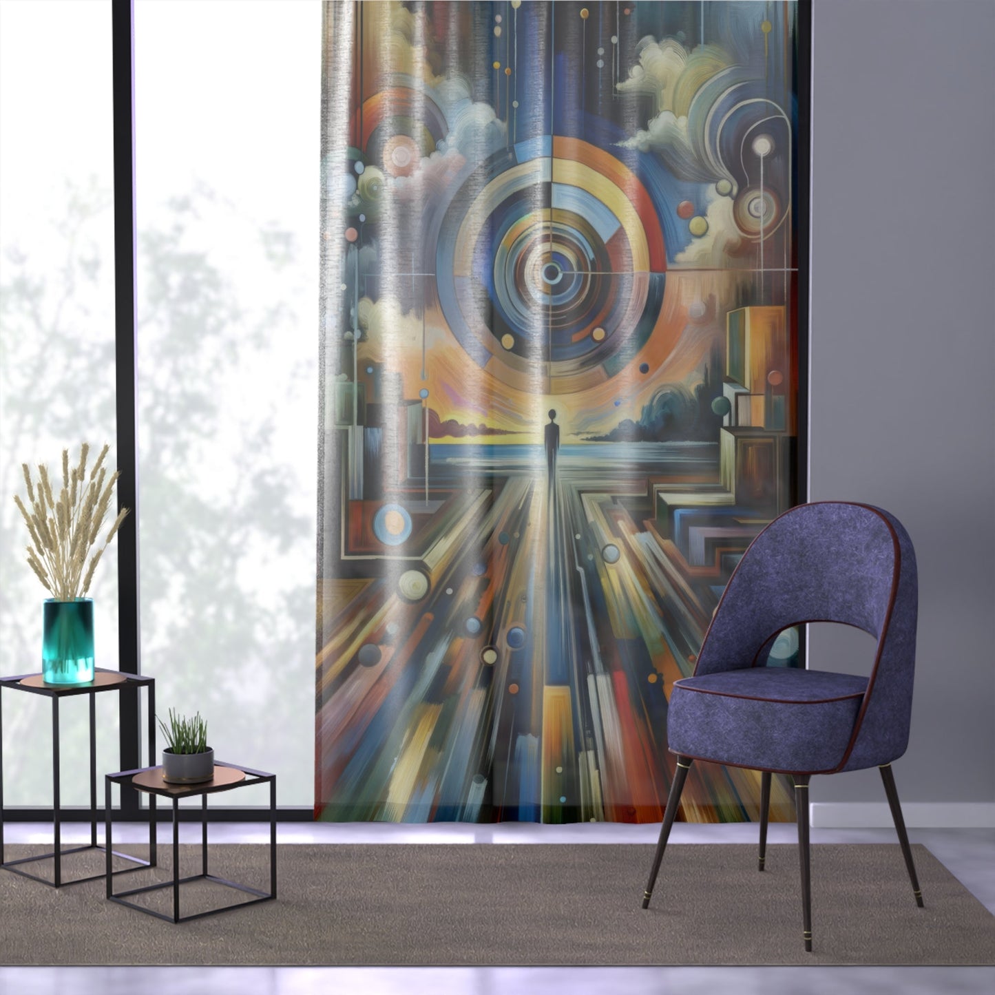 Self Insight Harmony Window Curtain - ATUH.ART